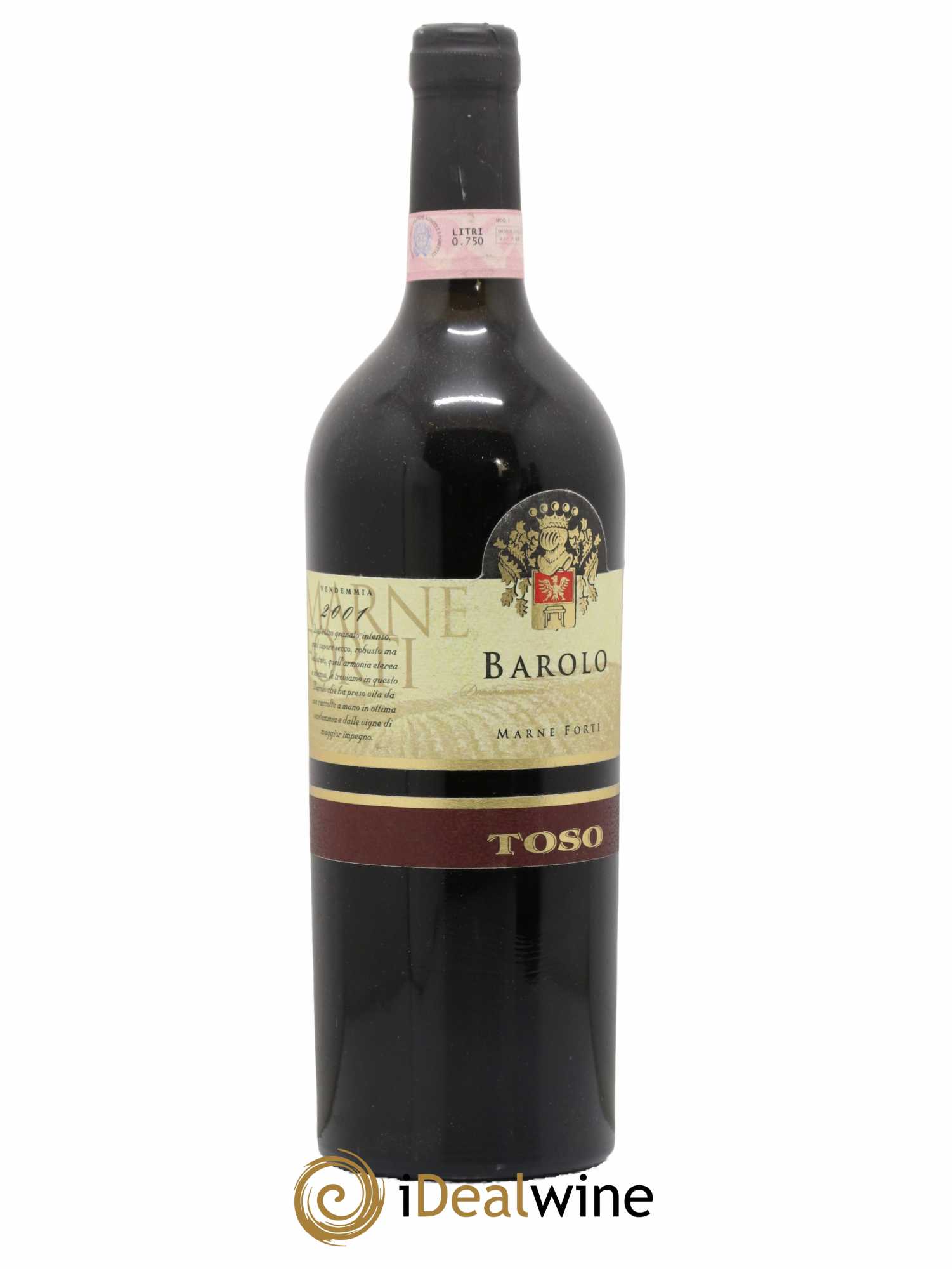 Barolo Toso Marne Forti 2001 - Lot de 1 bouteille - 0