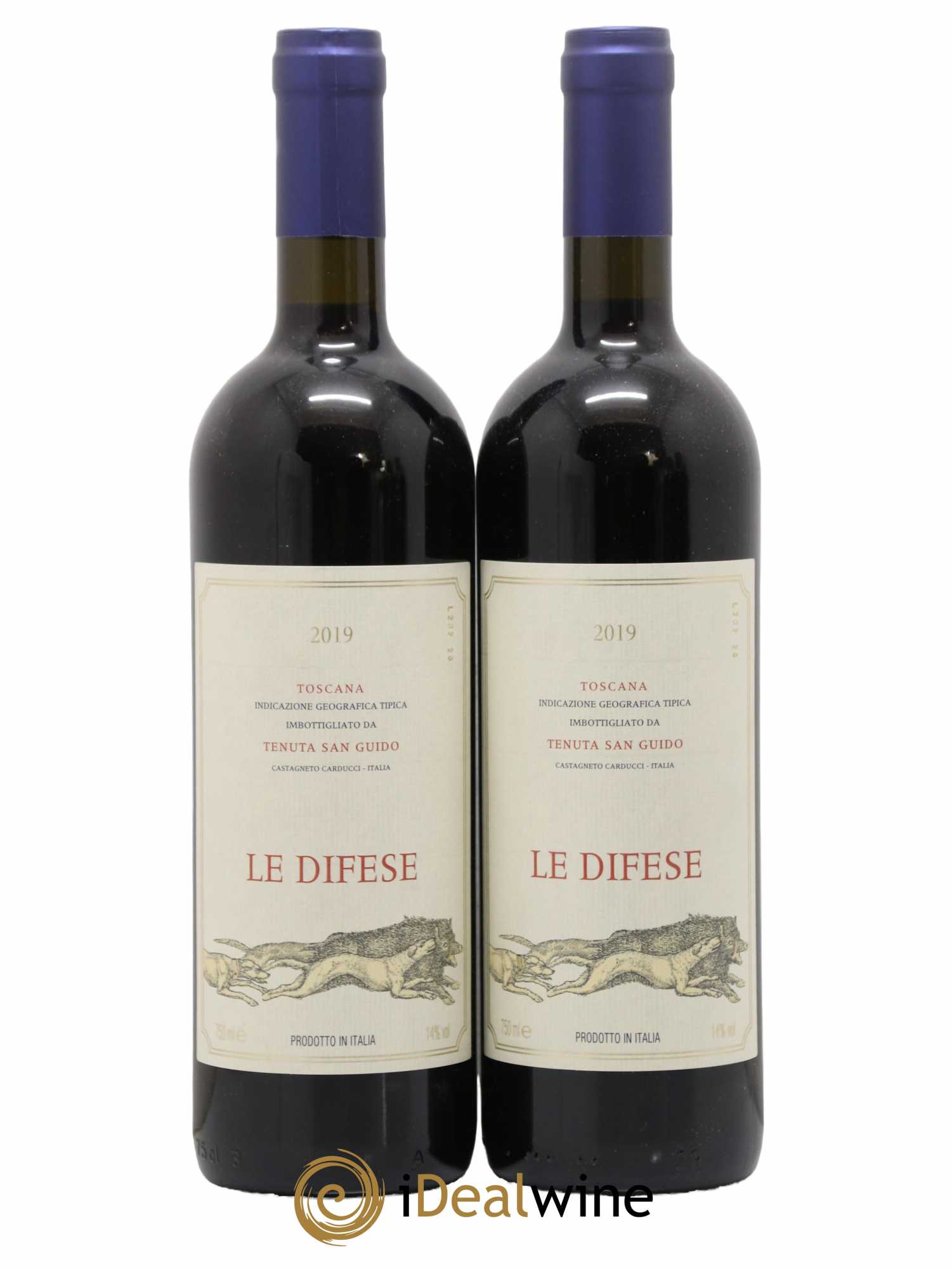 Toscana IGT Le Difese Tenuta San Guido 2019 - Lot de 2 bouteilles - 0