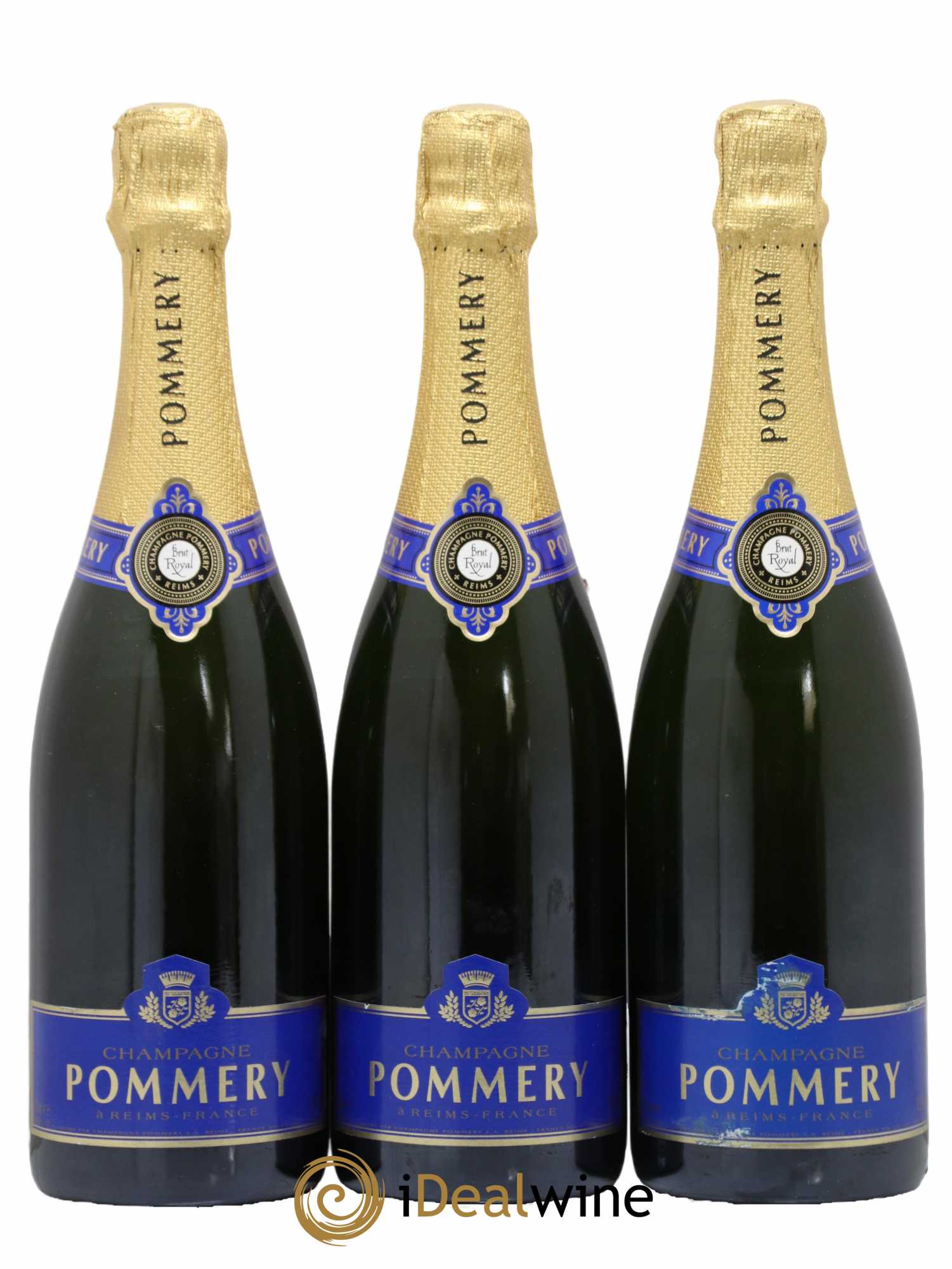 Champagne Brut Royal Pommery - Lot de 3 bouteilles - 1