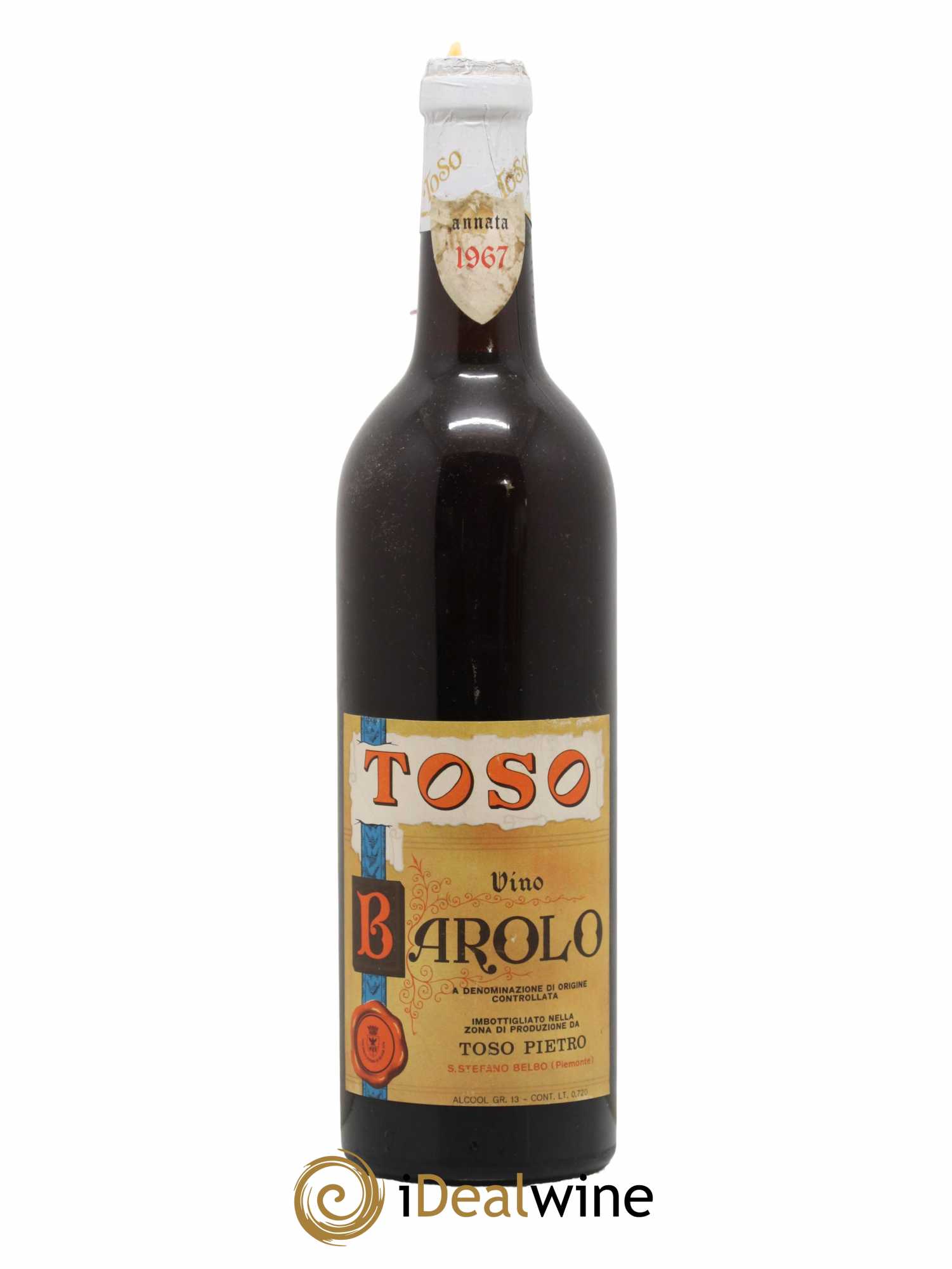 Barolo DOCG Toso Pietro 1967 - Lotto di 1 bottiglia - 0