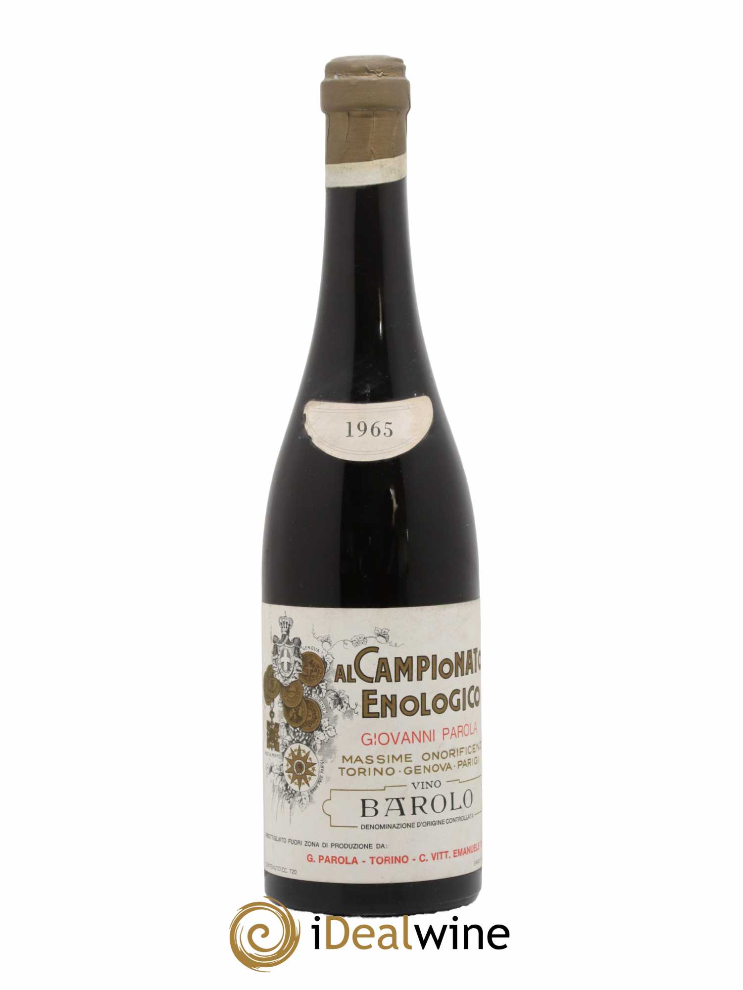 Barolo Giovanni Parola 1965 - Lot de 1 bouteille - 0