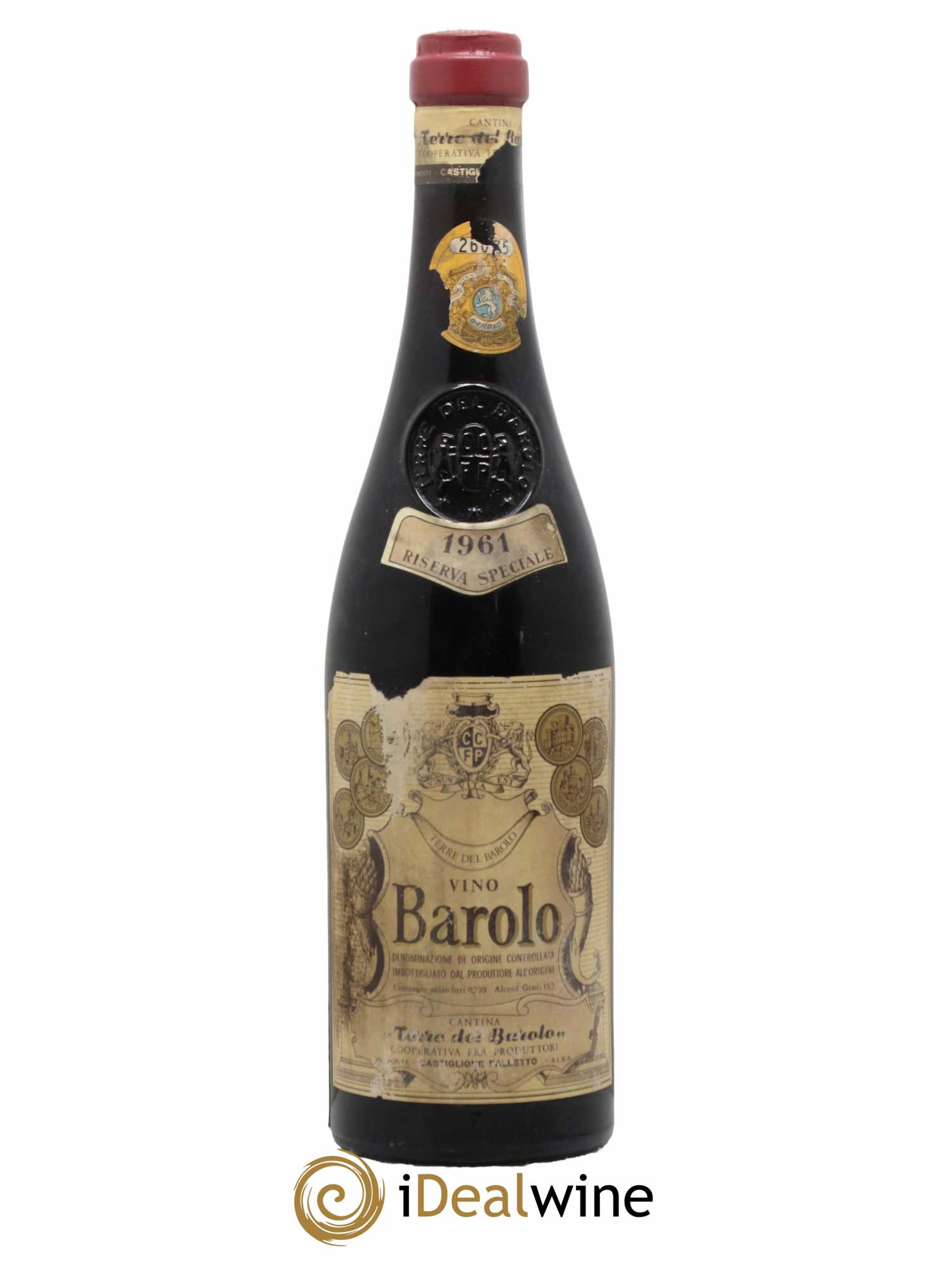Barolo Riserva Speciale Terre del Barolo 1961 - Lot de 1 bouteille - 0