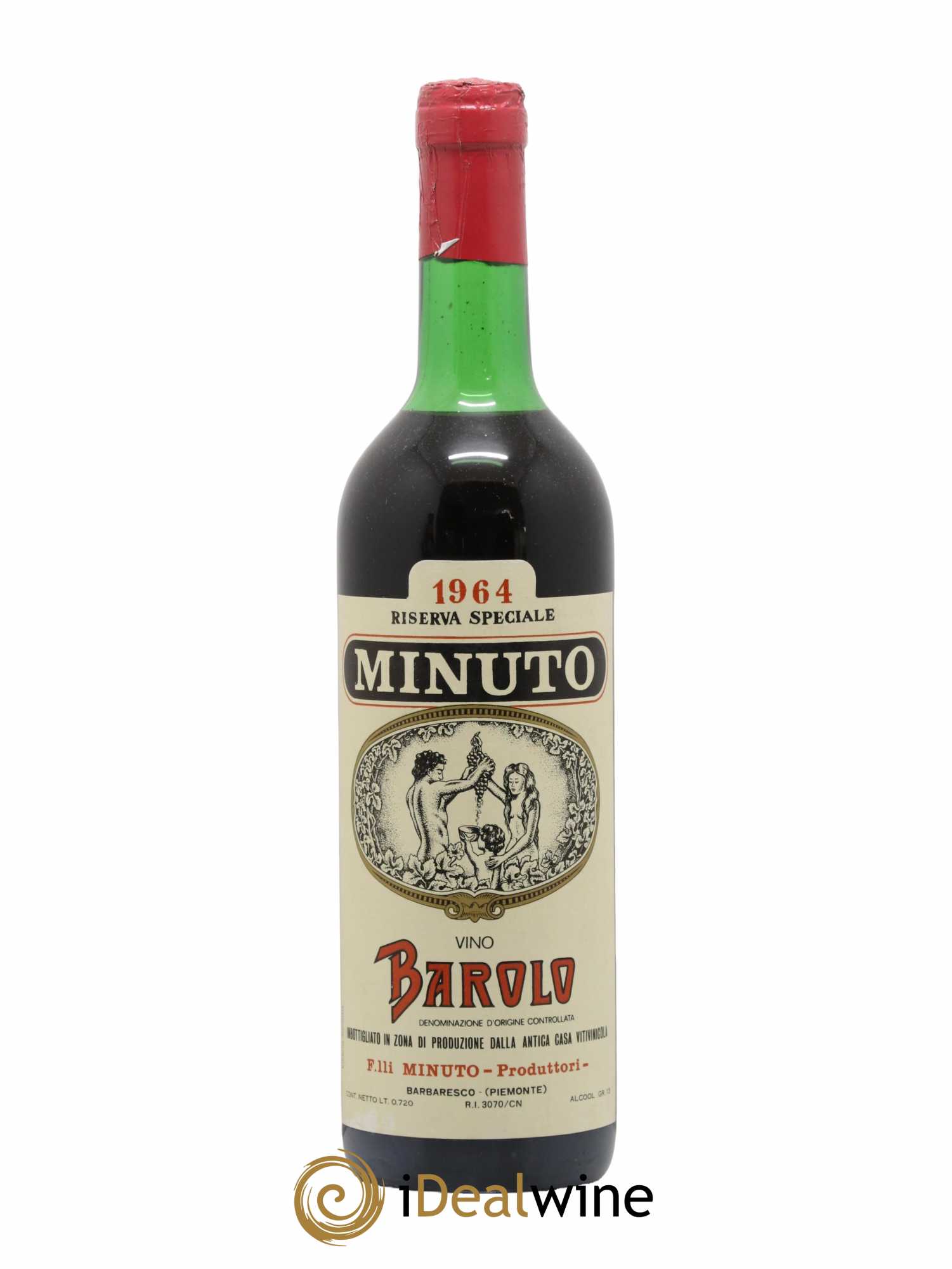 Barolo Riserva Speciale Fratelli Minuto 1964 - Posten von 1 Flasche - 0