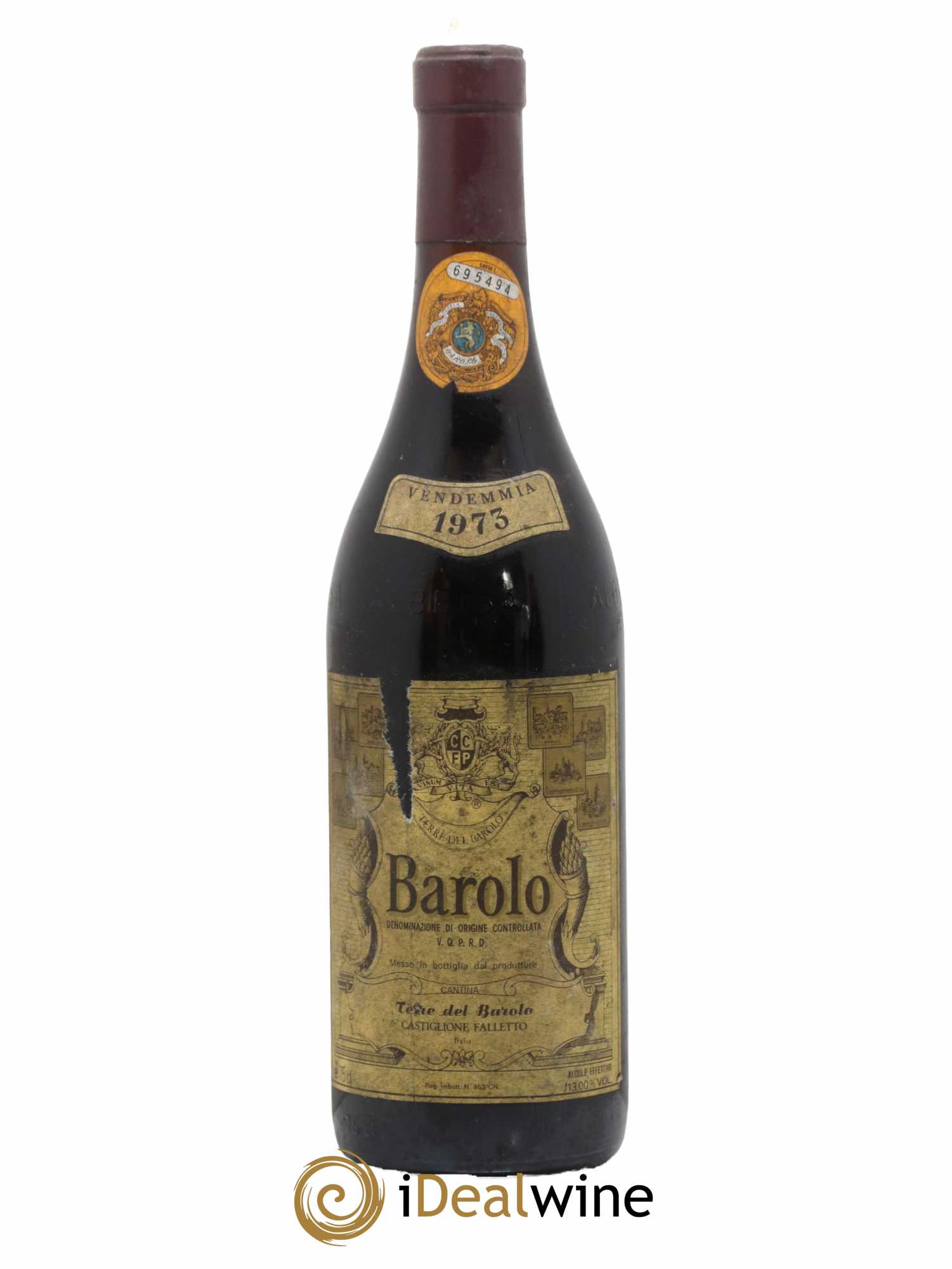 Barolo Terre del Barolo 1973 - Lot de 1 bouteille - 0