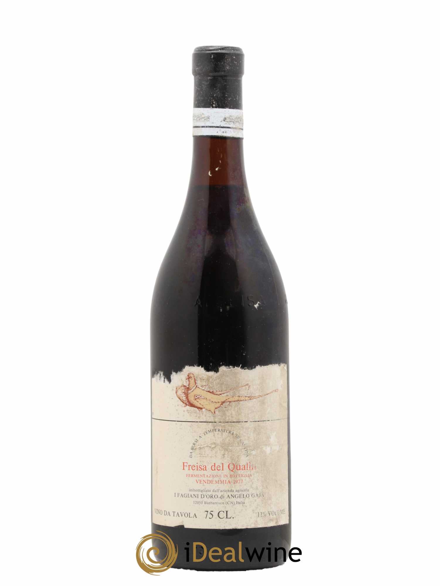 Italie Freisa del Qualin Angelo Gaja 1977 - Lot de 1 bouteille - 0