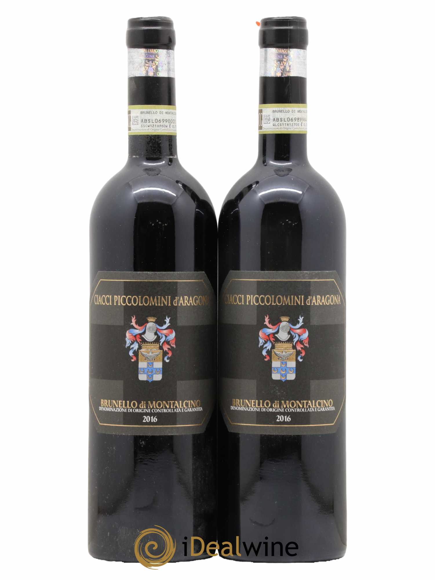 Brunello di Montalcino DOCG Pianrosso Ciacci Piccolomini d'Aragona 2016 - Lot de 2 bouteilles - 0