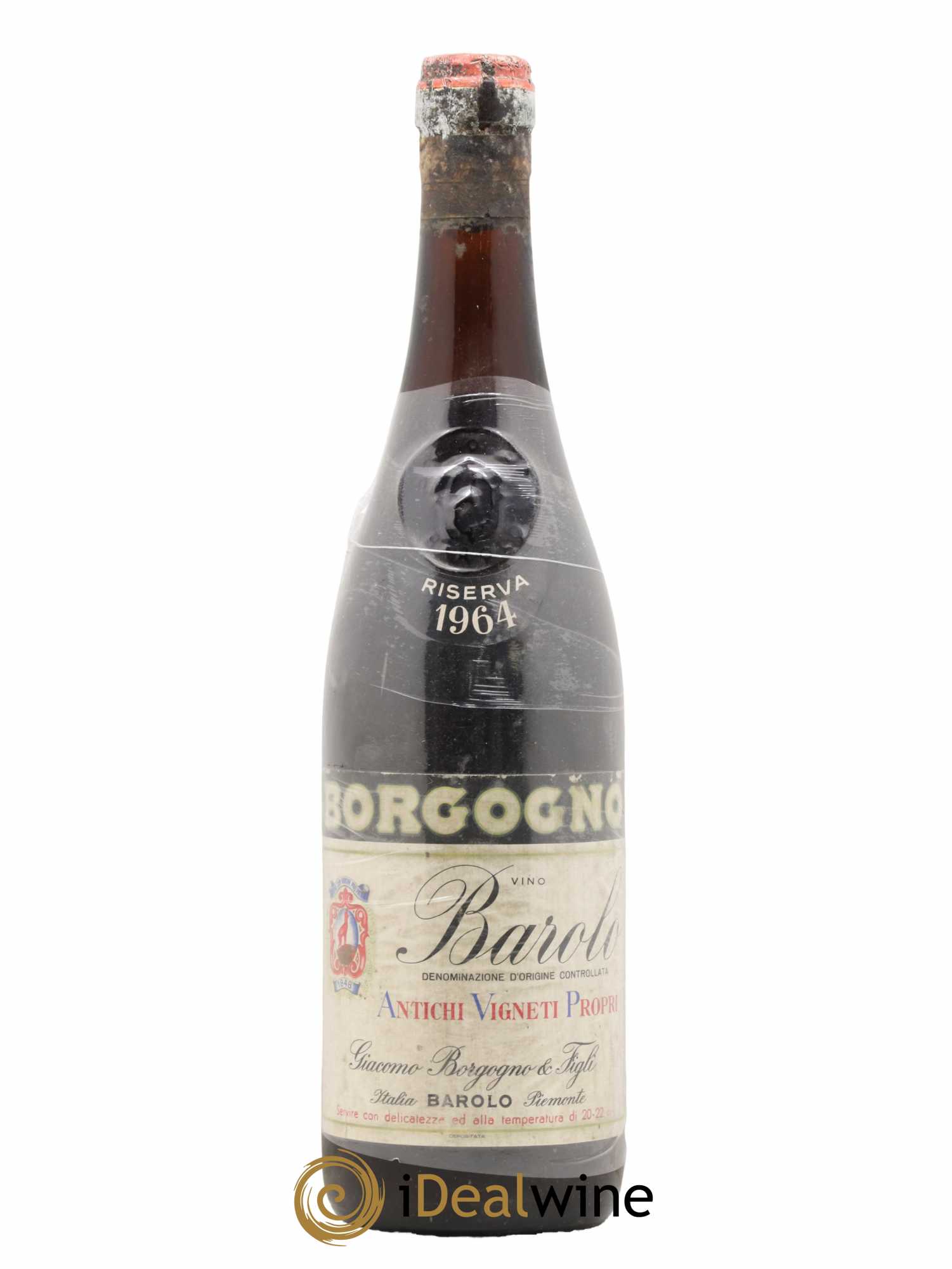 Barolo DOCG Riserva Giacomo Borgogno 1964 - Lot de 1 bouteille - 0