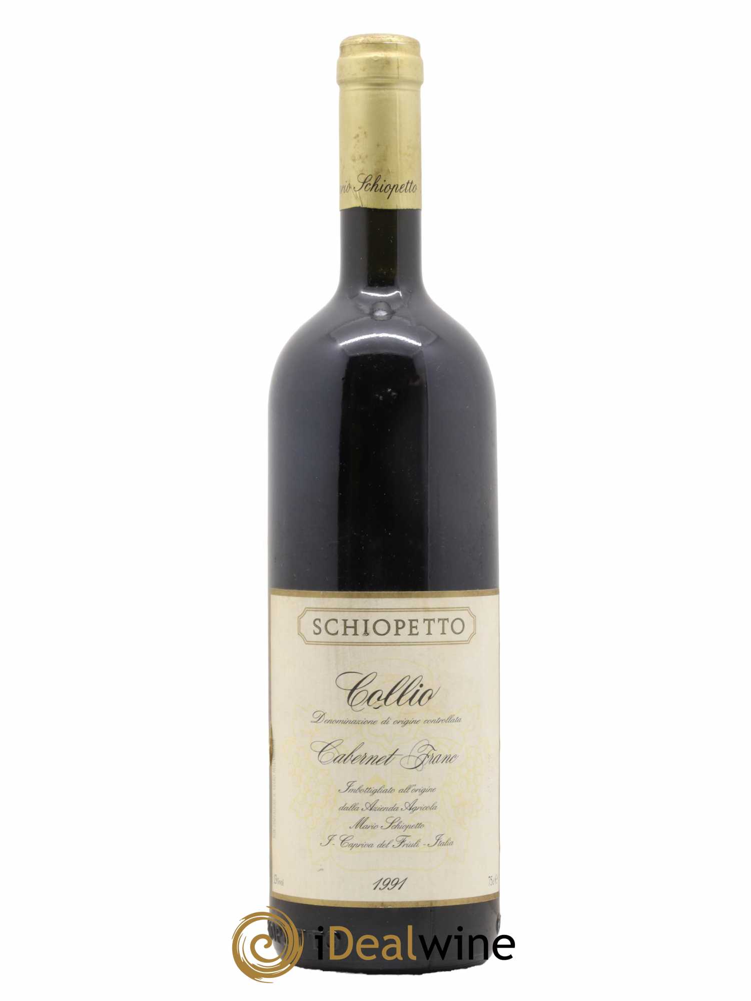 Italie Collio Cabernet Franc Schiopetto 1991 - Lot de 1 bouteille - 0