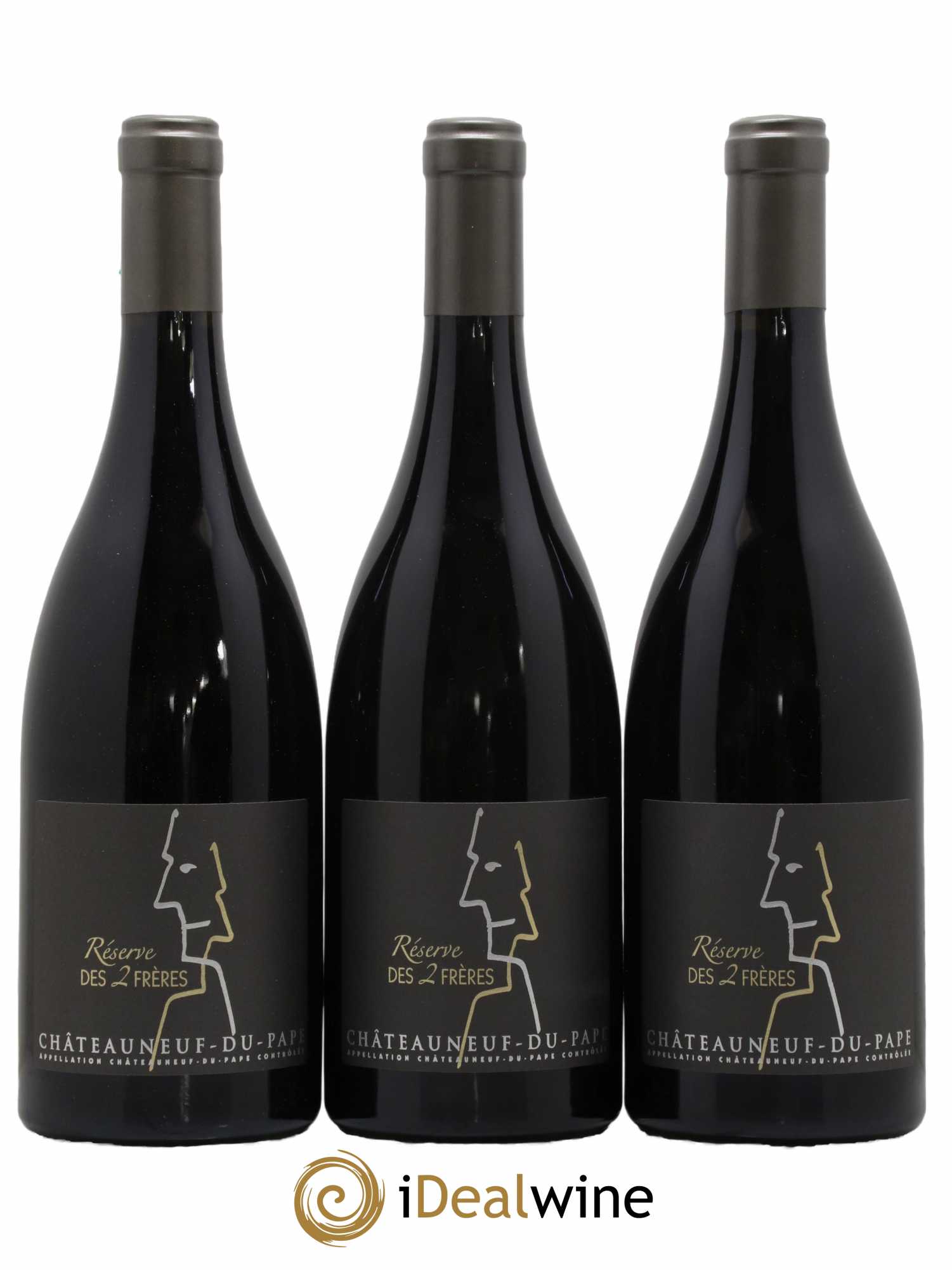 Châteauneuf-du-Pape Réserve des 2 frères Pierre Usseglio & Fils 2009 - Lot de 6 bouteilles - 1