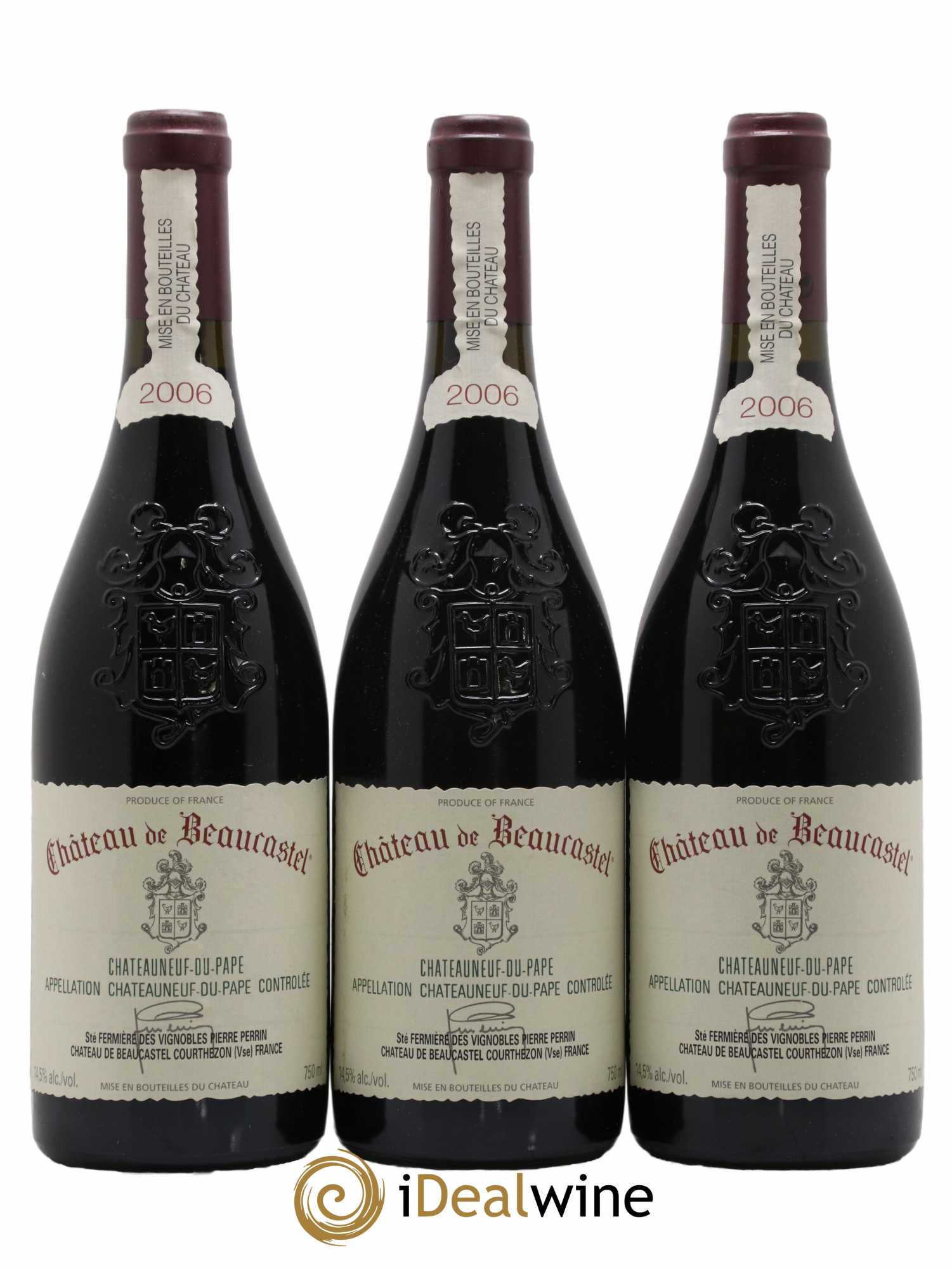 Châteauneuf-du-Pape Château de Beaucastel Famille Perrin 2006 - Lot de 6 bouteilles - 2