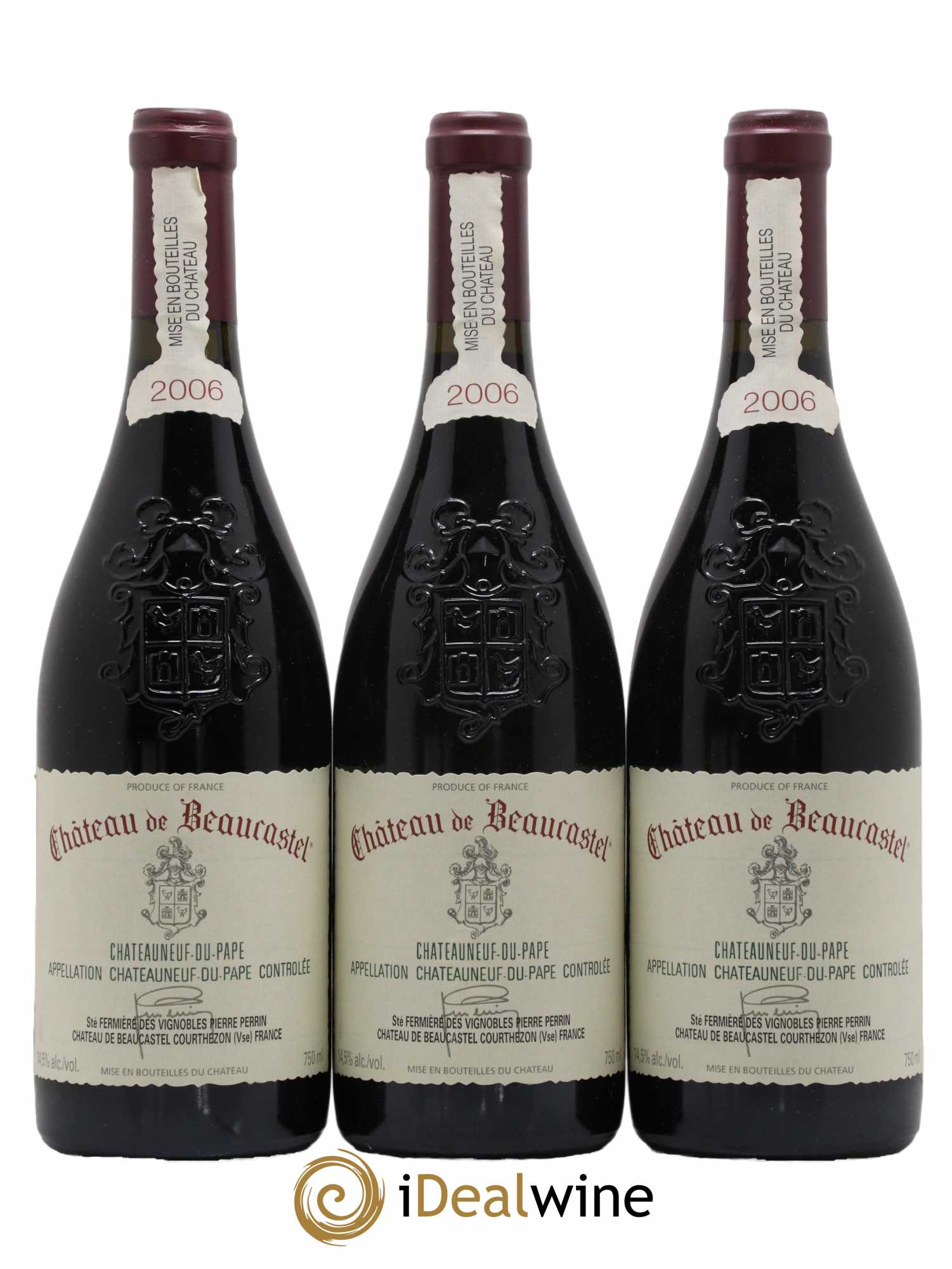 Châteauneuf-du-Pape Château de Beaucastel Famille Perrin 2006 - Lot de 6 bouteilles - 2