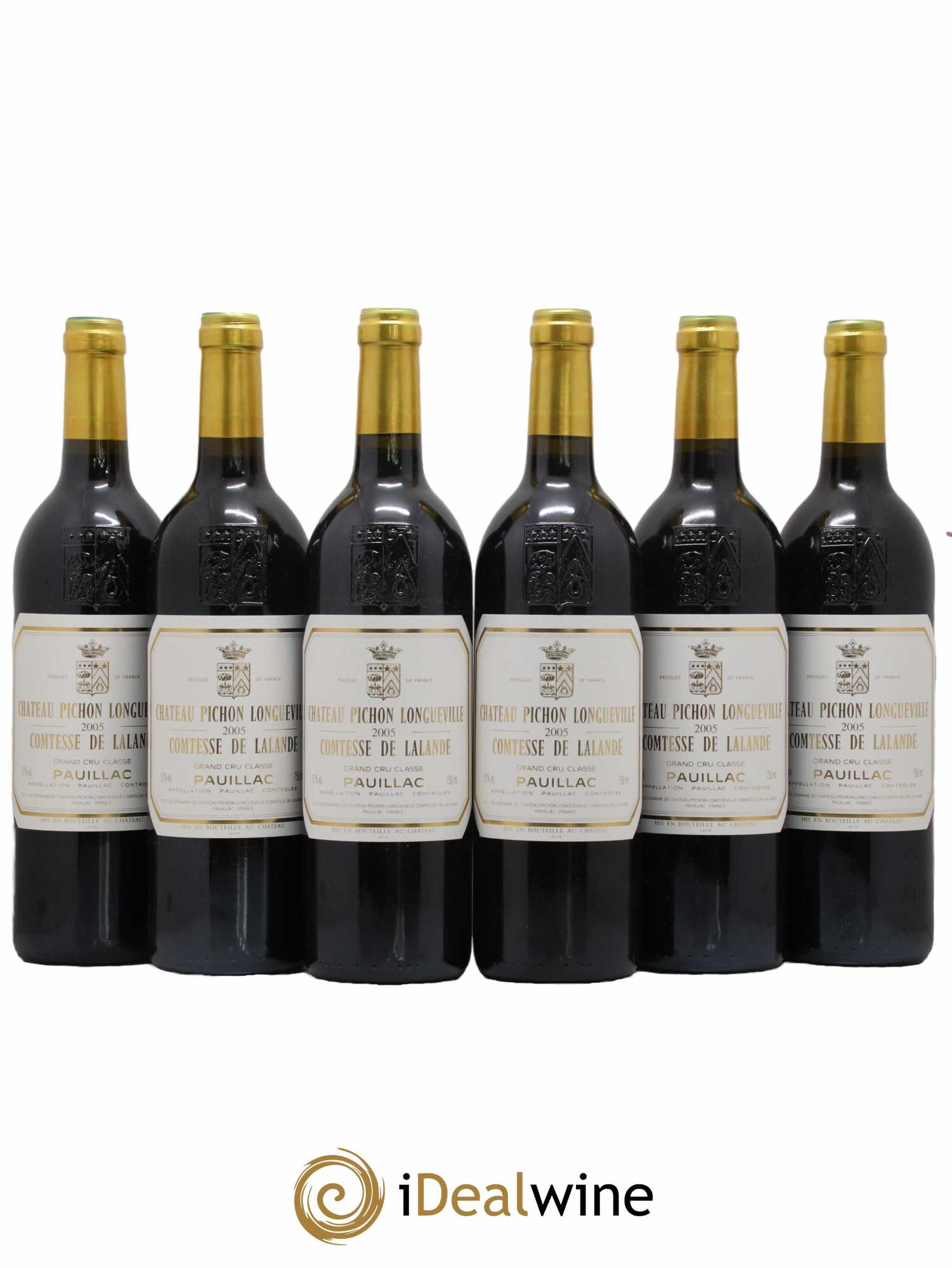 Château Pichon Longueville Comtesse de Lalande 2ème Grand Cru Classé 2005 - Lot de 6 bouteilles - 0