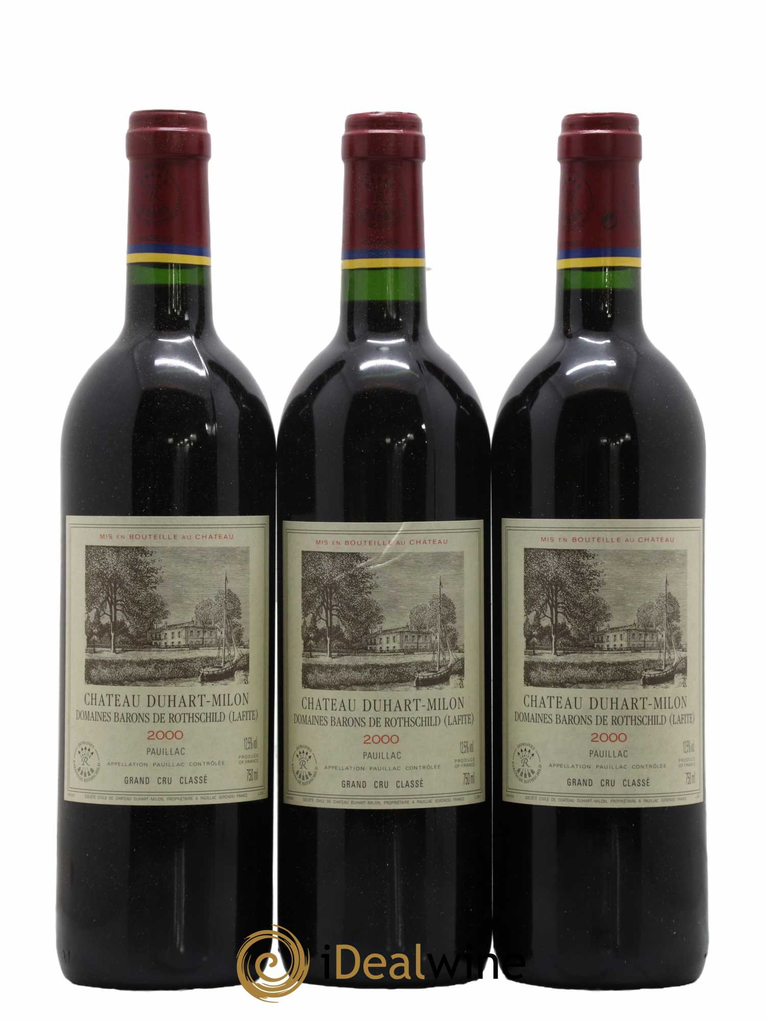 Château Duhart-Milon 4ème Grand Cru Classé 2000 - Lot de 12 bouteilles - 1