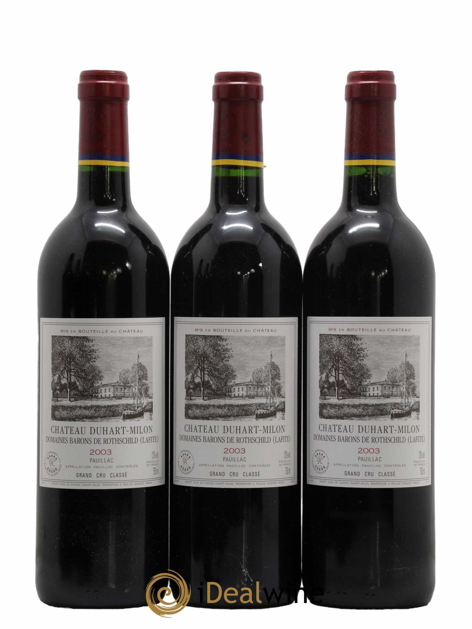 Château Duhart-Milon 4ème Grand Cru Classé 2003 - Lotto di 12 bottiglie - 1