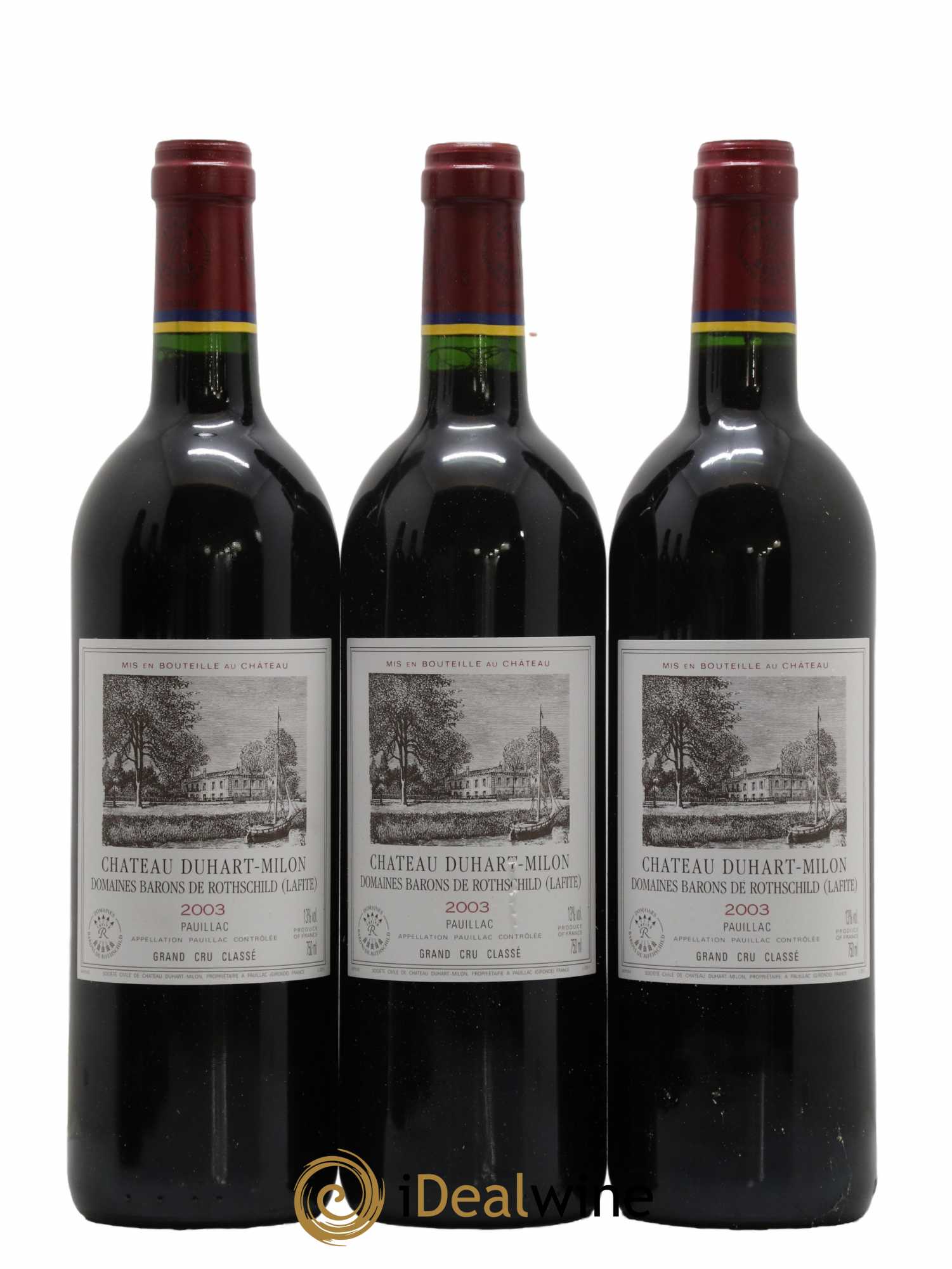 Château Duhart-Milon 4ème Grand Cru Classé 2003 - Lotto di 12 bottiglie - 3