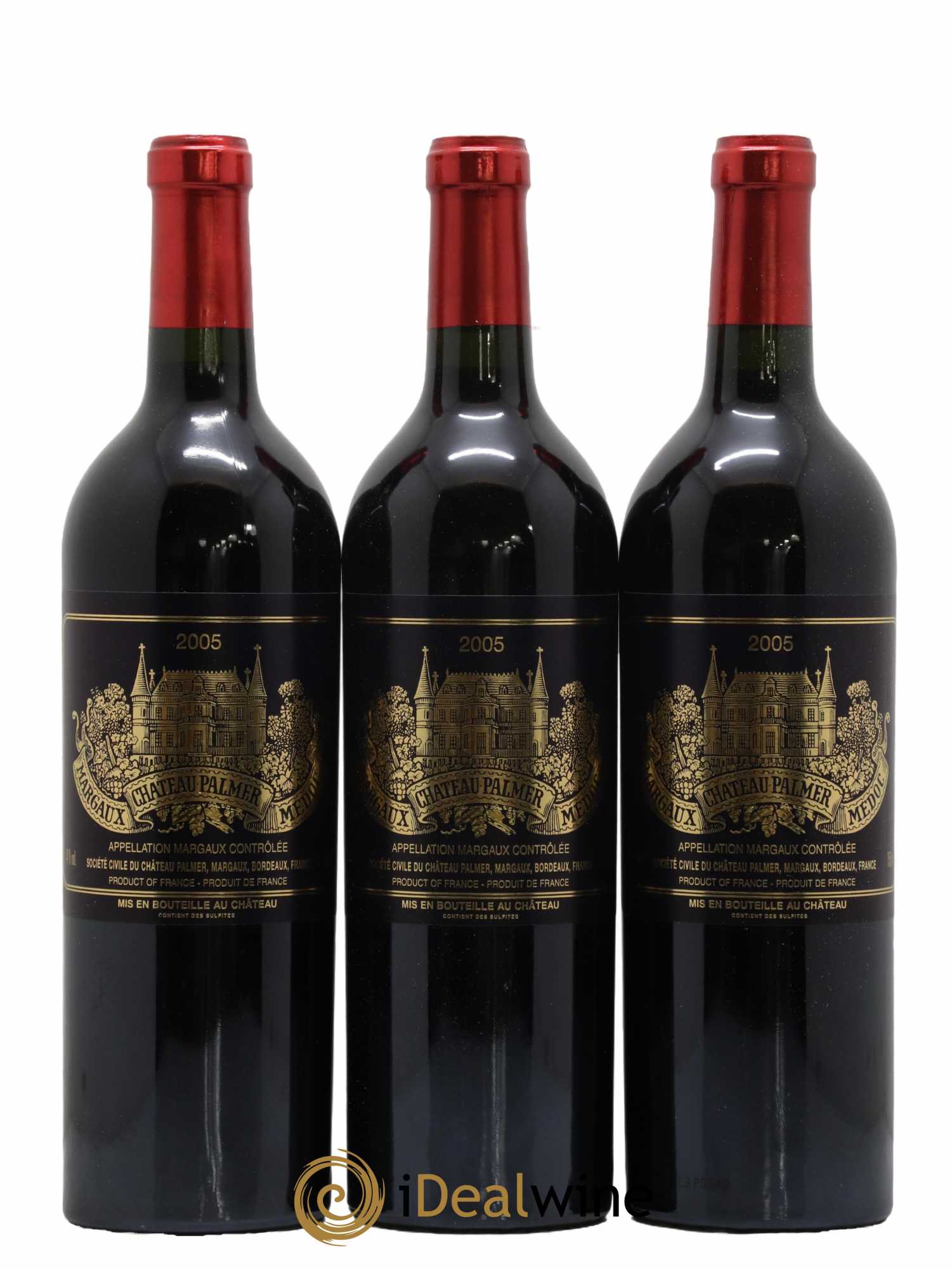 Château Palmer 3ème Grand Cru Classé 2005 - Lot de 12 bouteilles - 1