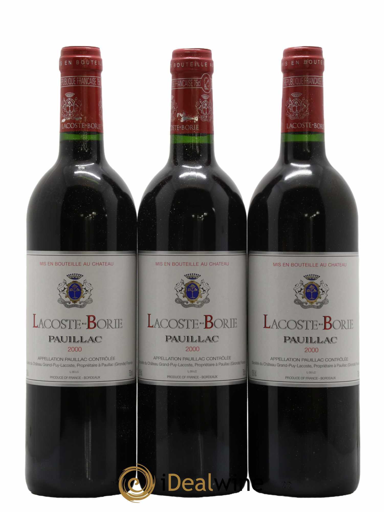 Lacoste Borie 2000 - Lot de 12 bouteilles - 1