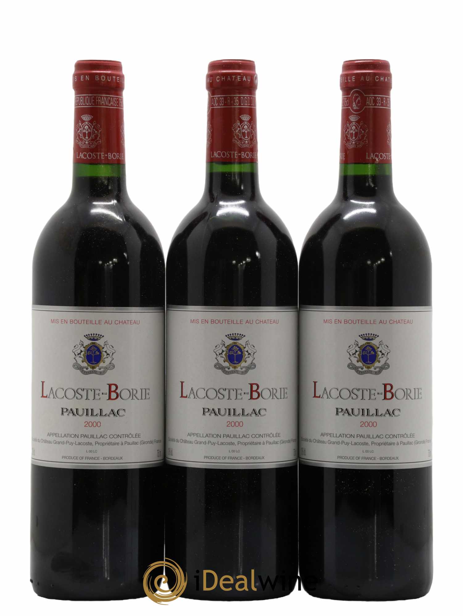 Lacoste Borie 2000 - Lot de 12 bouteilles - 2