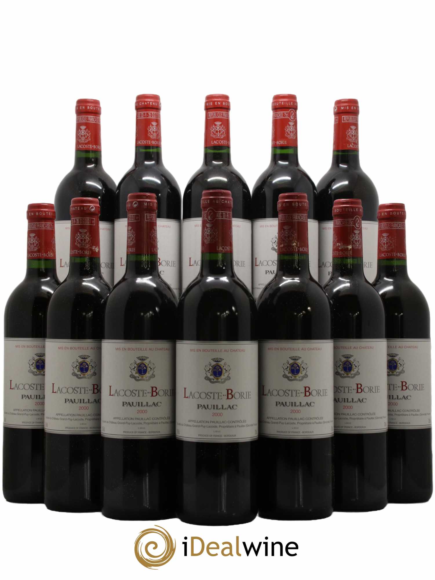 Lacoste Borie 2000 - Lot de 12 bouteilles - 0