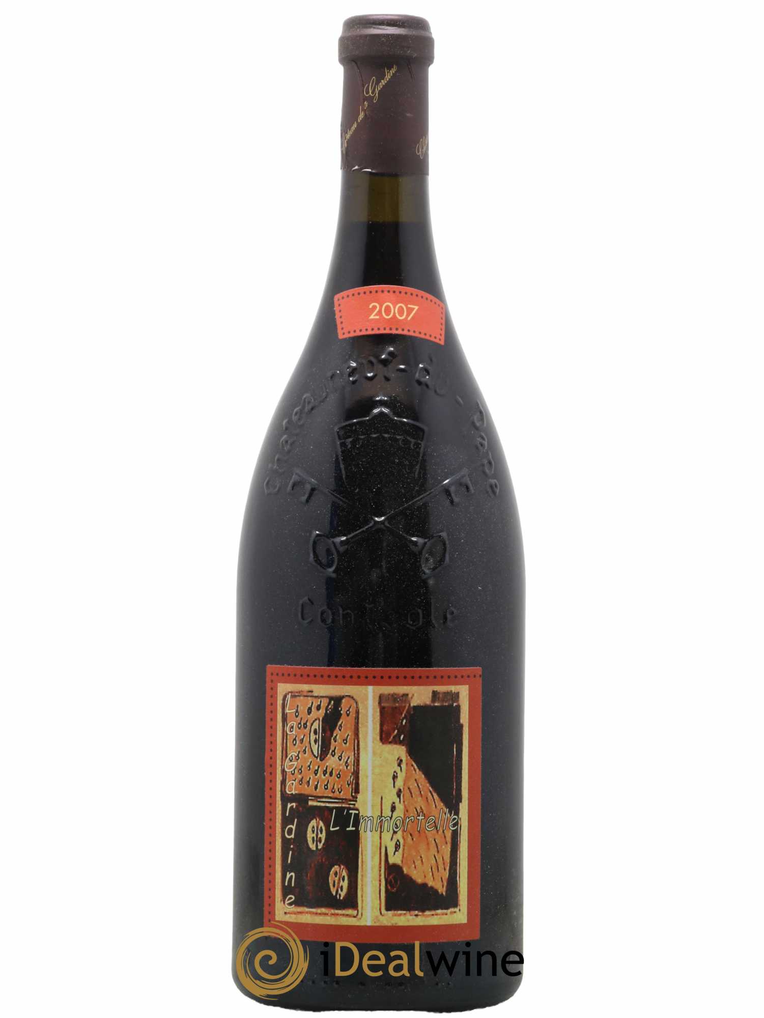 Châteauneuf-du-Pape Château de La Gardine L'Immortelle Famille Brunel 2007 - Lot de 1 magnum - 1