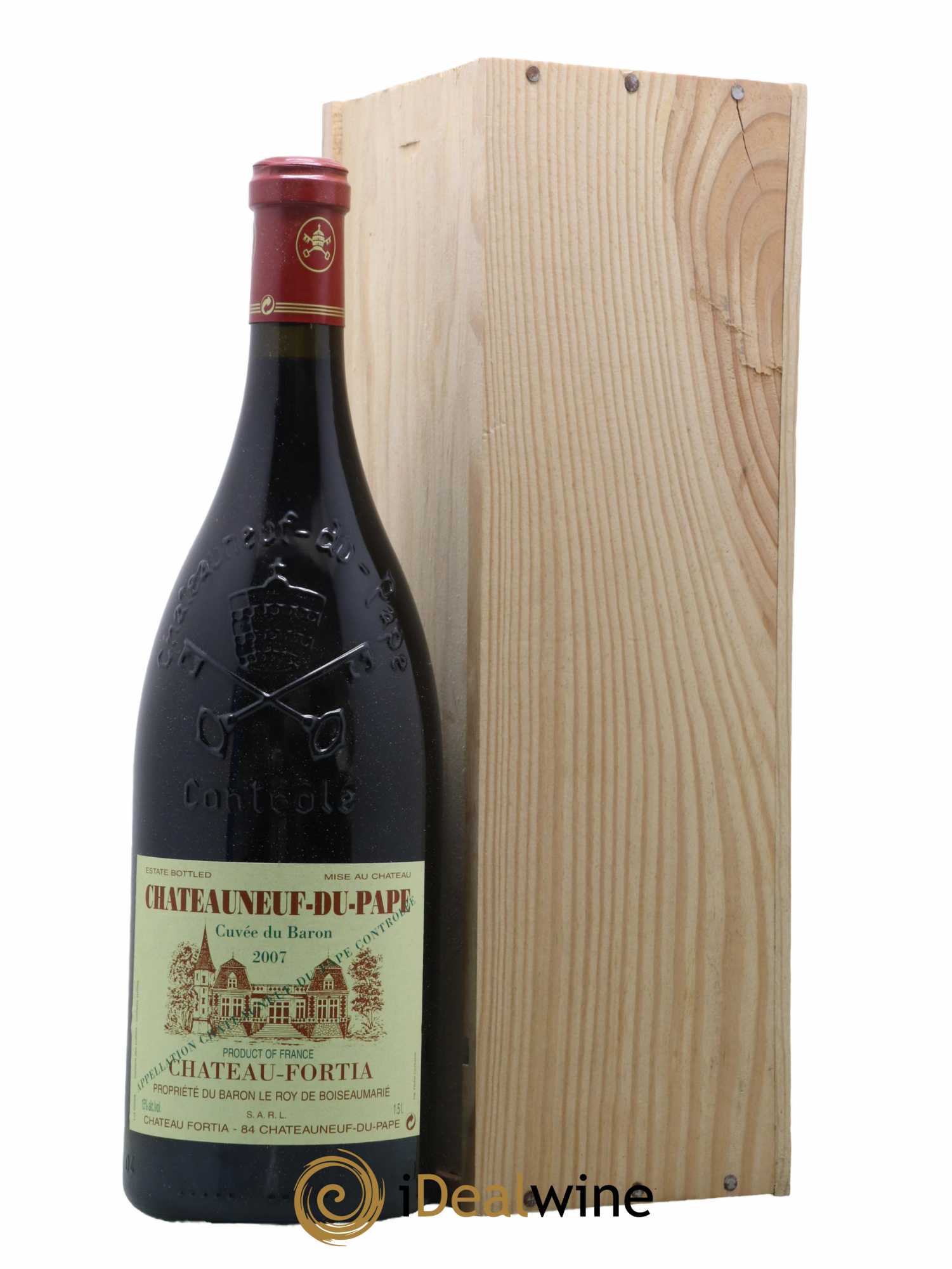 Châteauneuf-du-Pape Cuvée du Baron Château Fortia 2007 - Lot de 1 magnum - 0