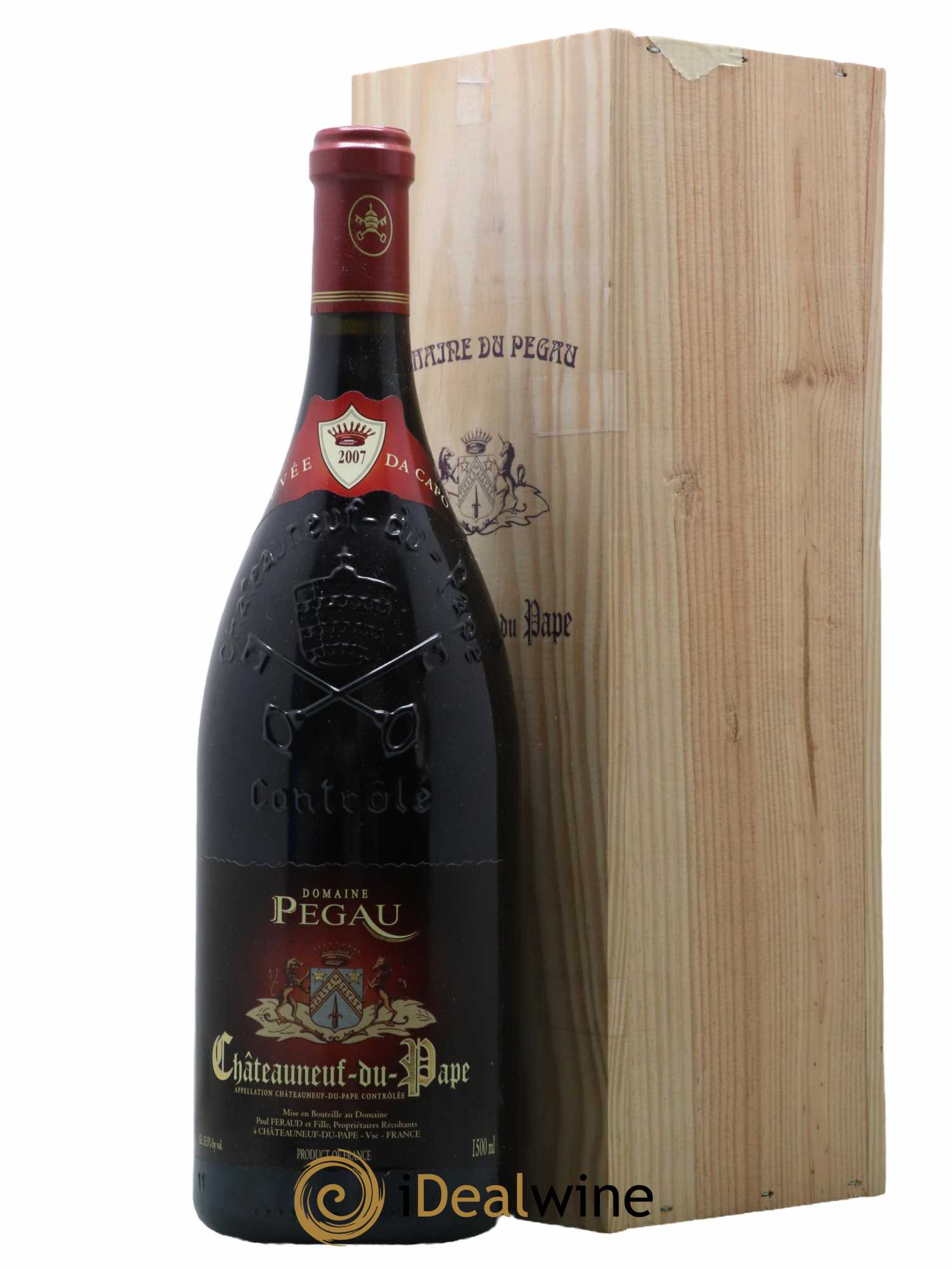 Châteauneuf-du-Pape Domaine du Pégau Cuvée Da Capo Paul et Laurence Féraud 2007 - Lot de 1 magnum - 0