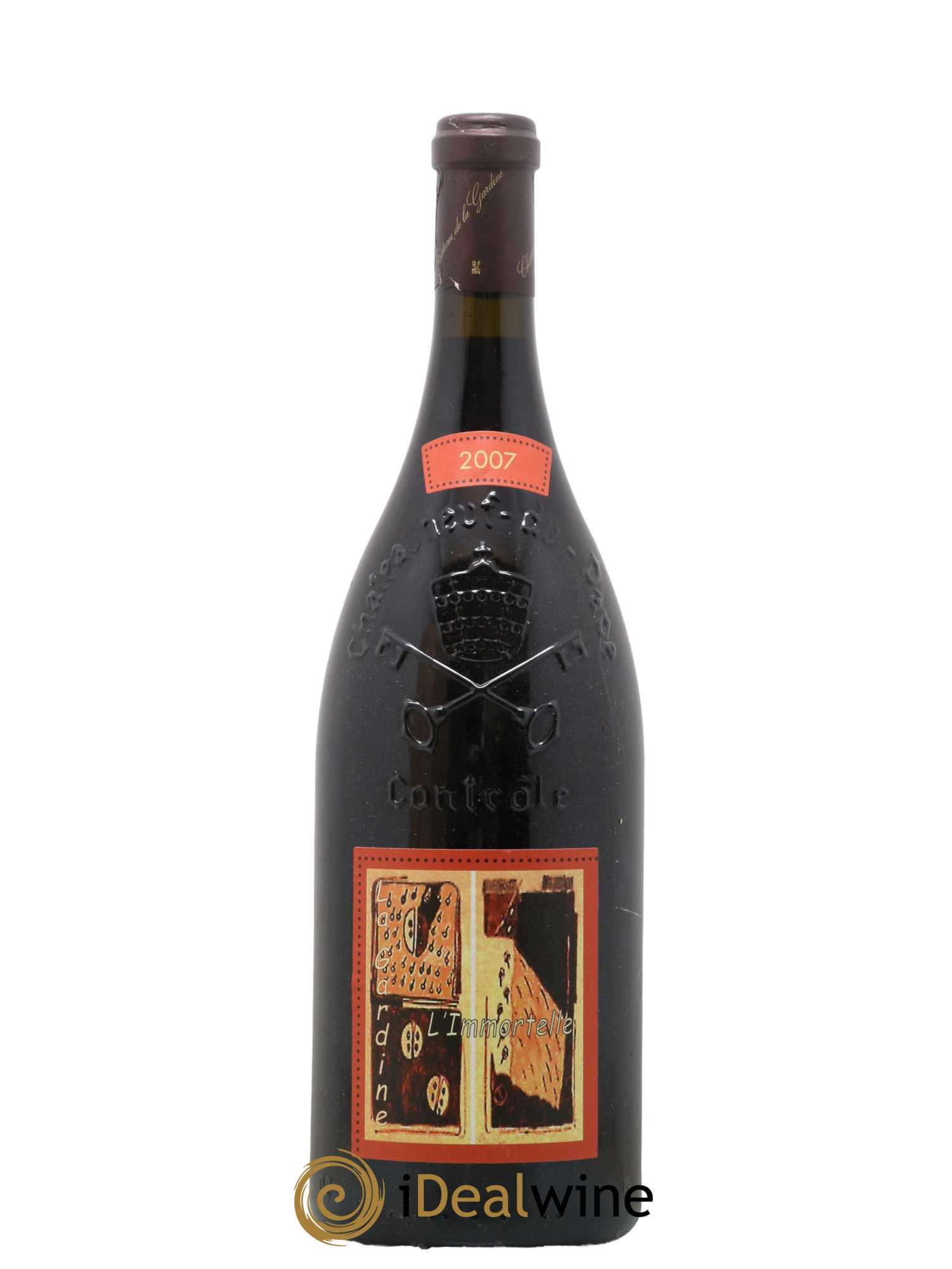 Châteauneuf-du-Pape Château de La Gardine L'Immortelle Famille Brunel 2007 - Lot de 1 magnum - 1