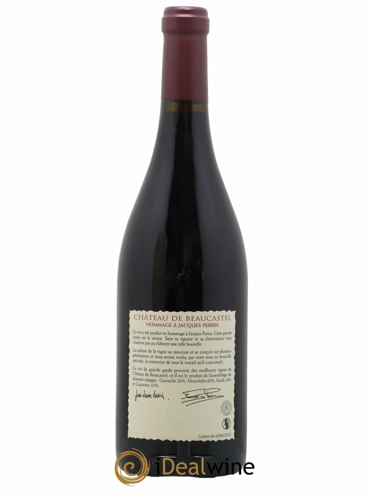 Châteauneuf-du-Pape Château de Beaucastel Hommage à Jacques Perrin Famille Perrin 2005 - Lot of 1 bottle - 2