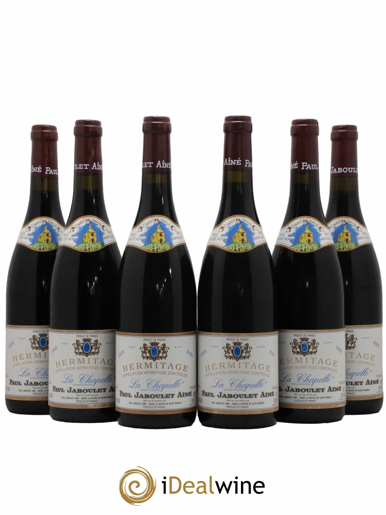 Hermitage La Chapelle Paul Jaboulet Ainé 2005 - Lot de 6 bouteilles - 0