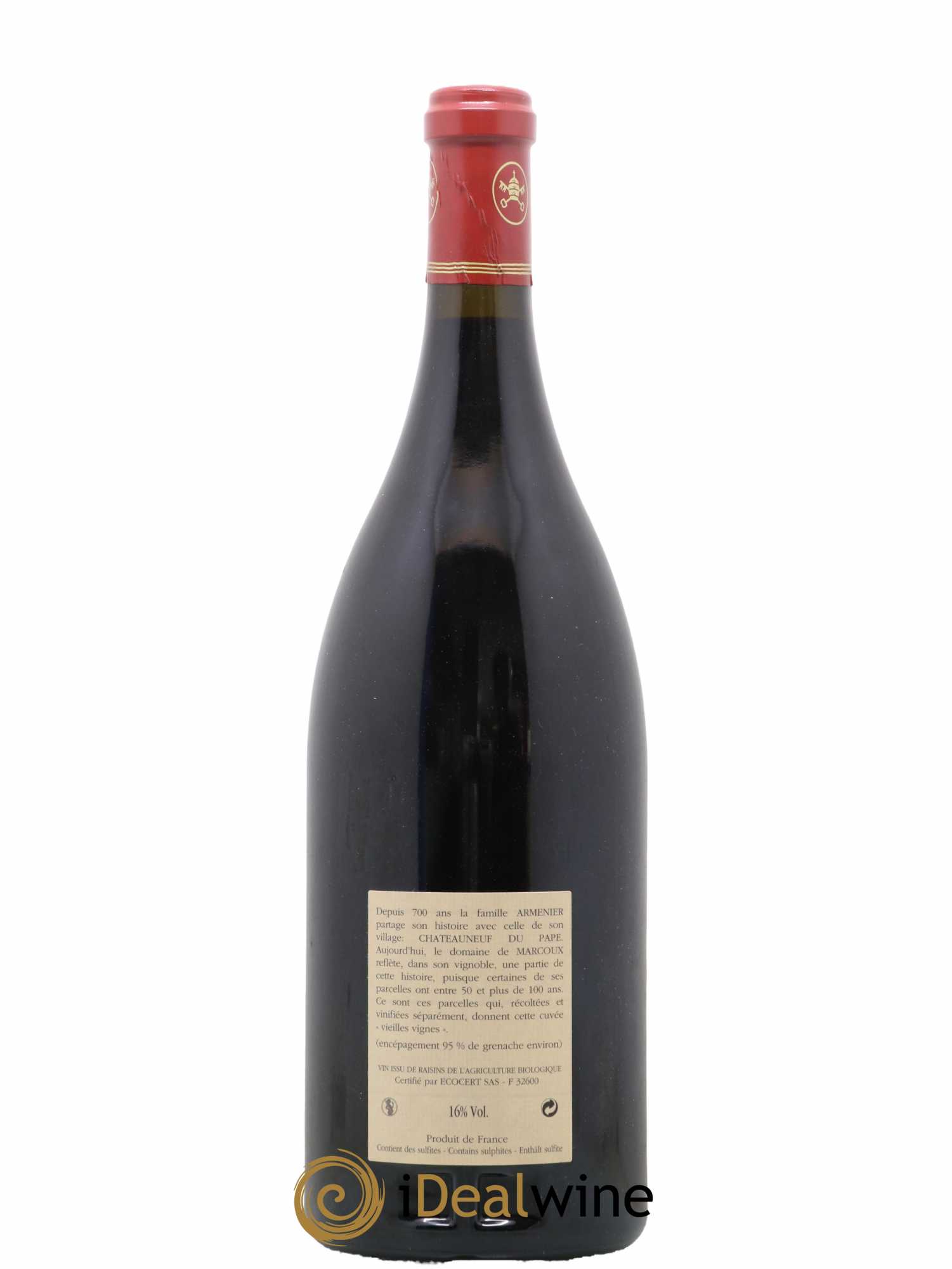 Châteauneuf-du-Pape Vieilles Vignes Marcoux (Domaine de) 2007 - Lot de 1 magnum - 2