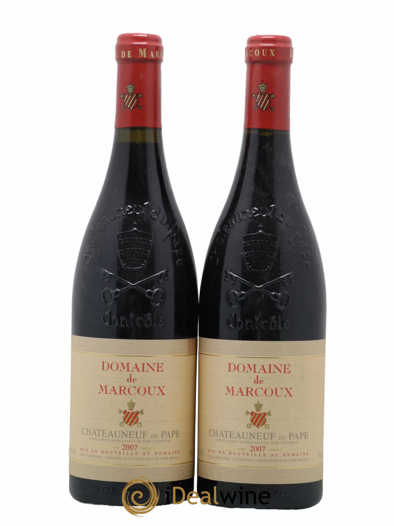 Châteauneuf-du-Pape Marcoux (Domaine de) 2007 - Lot de 2 bouteilles - 0