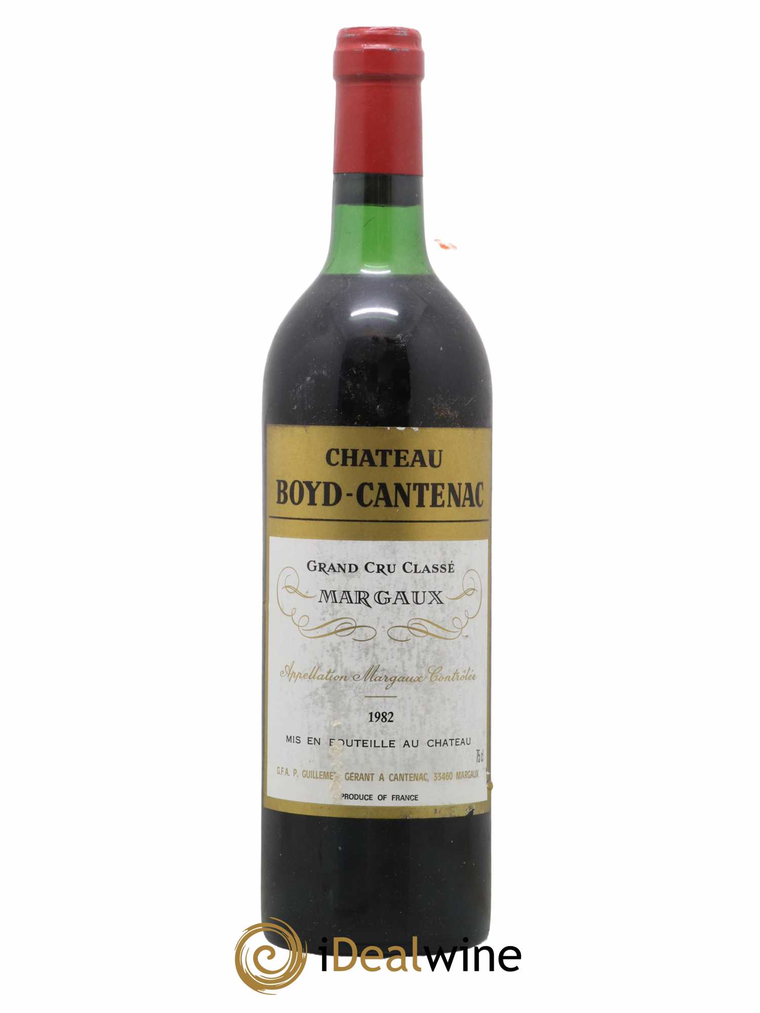 Château Boyd Cantenac 3ème Grand Cru Classé 1982 - Lot de 1 bouteille - 0