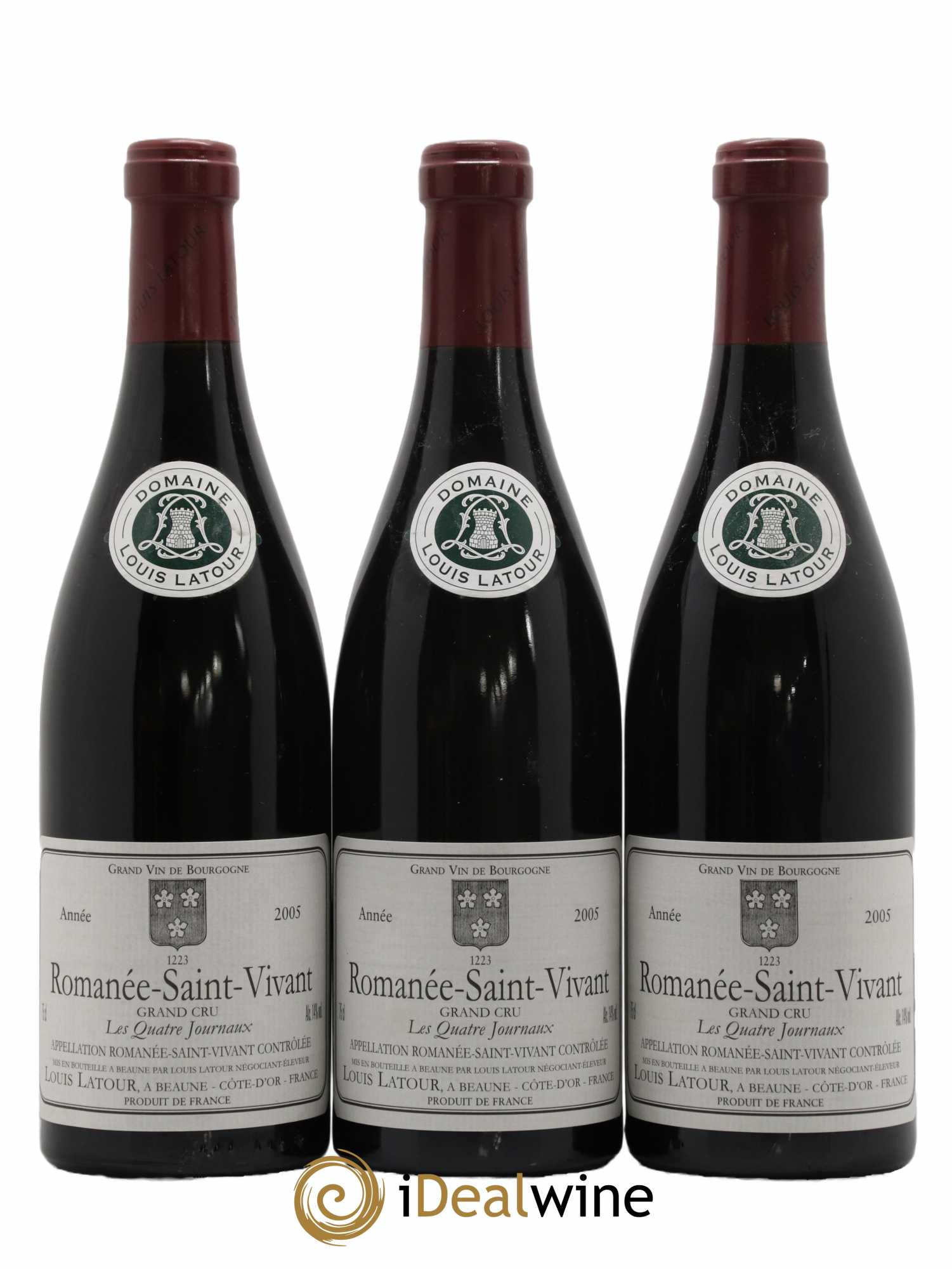 Romanée-Saint-Vivant Grand Cru Les Quatre Journaux Louis Latour 2005 - Lot de 12 bouteilles - 3
