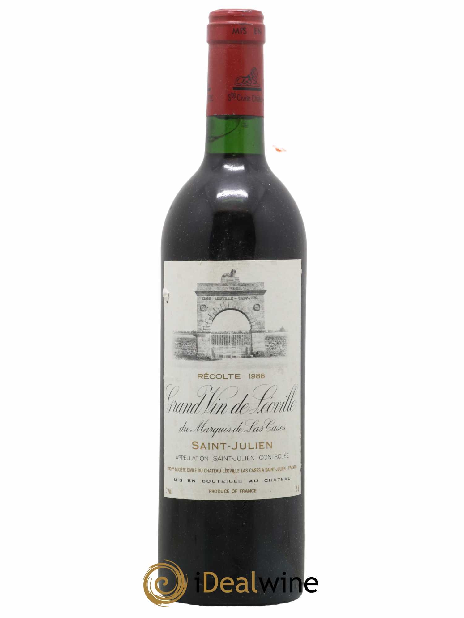 Château Léoville Las Cases 2ème Grand Cru Classé 1988 - Lot de 1 bouteille - 0