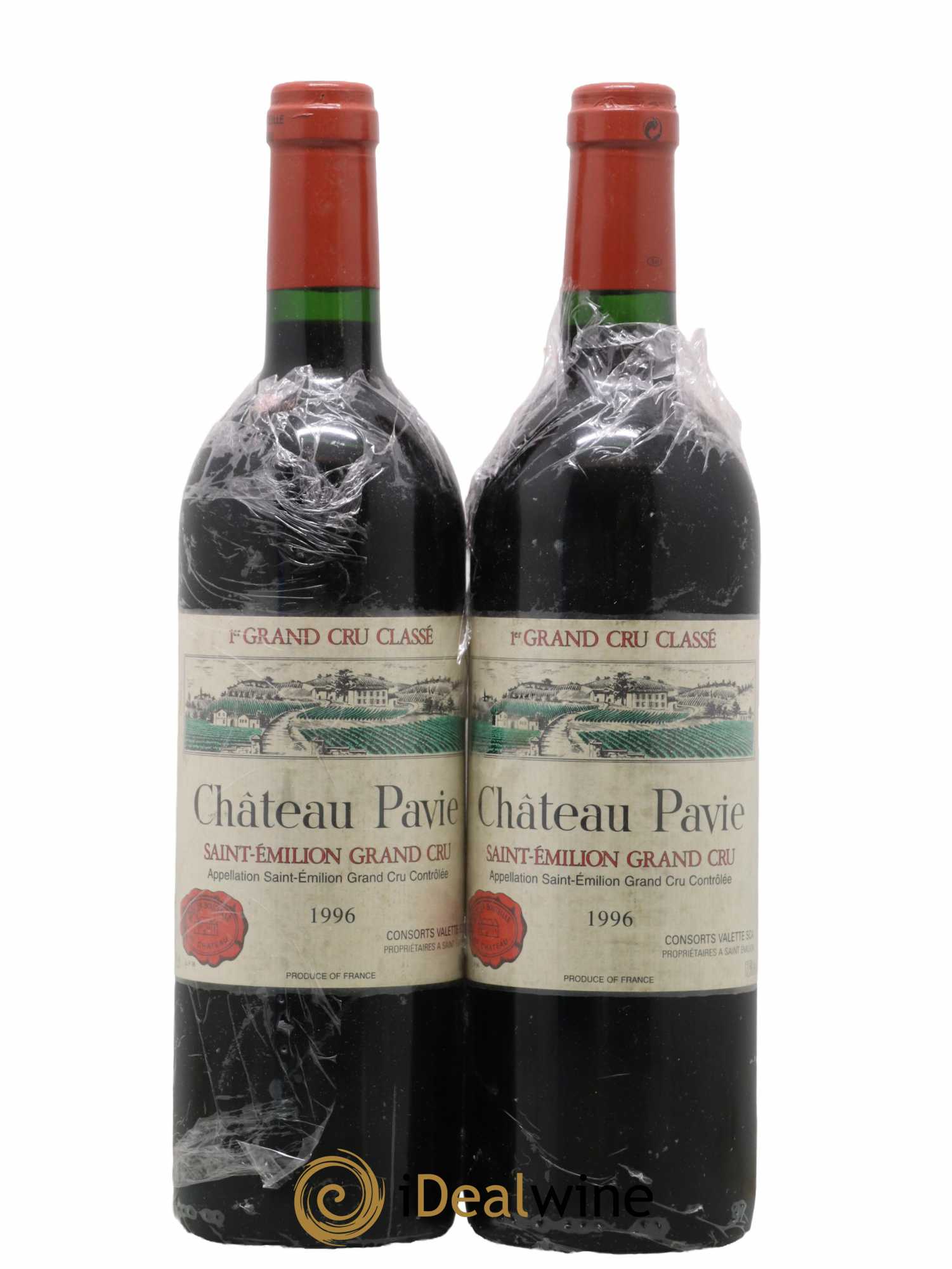 Château Pavie 1er Grand Cru Classé A 1996 - Lot de 2 bouteilles - 0