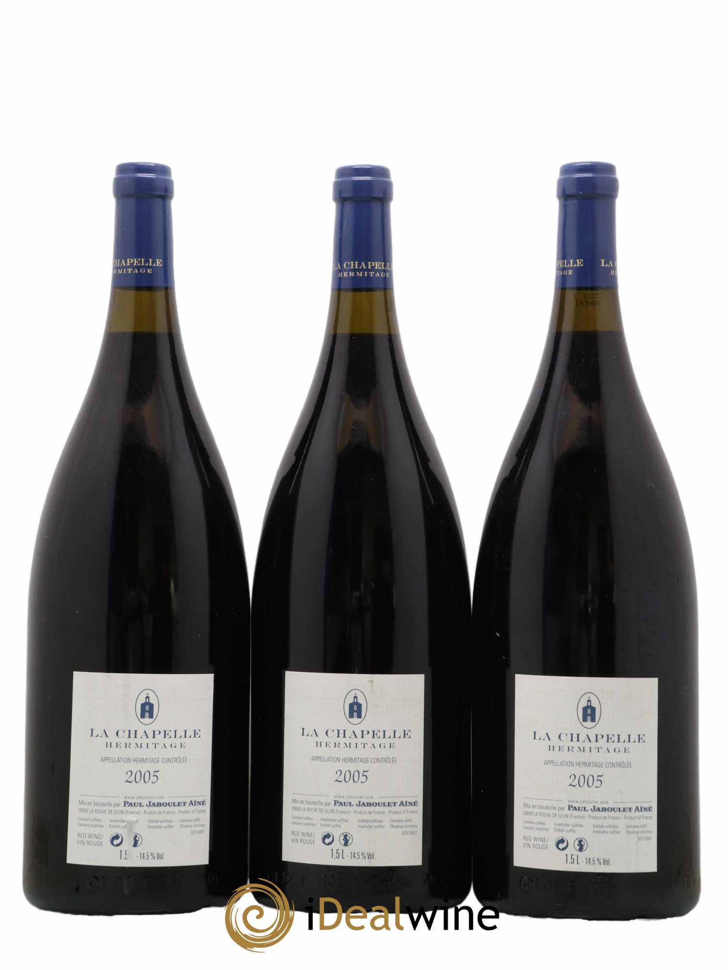 Hermitage La Chapelle Paul Jaboulet Ainé 2005 - Lot de 3 magnums - 1