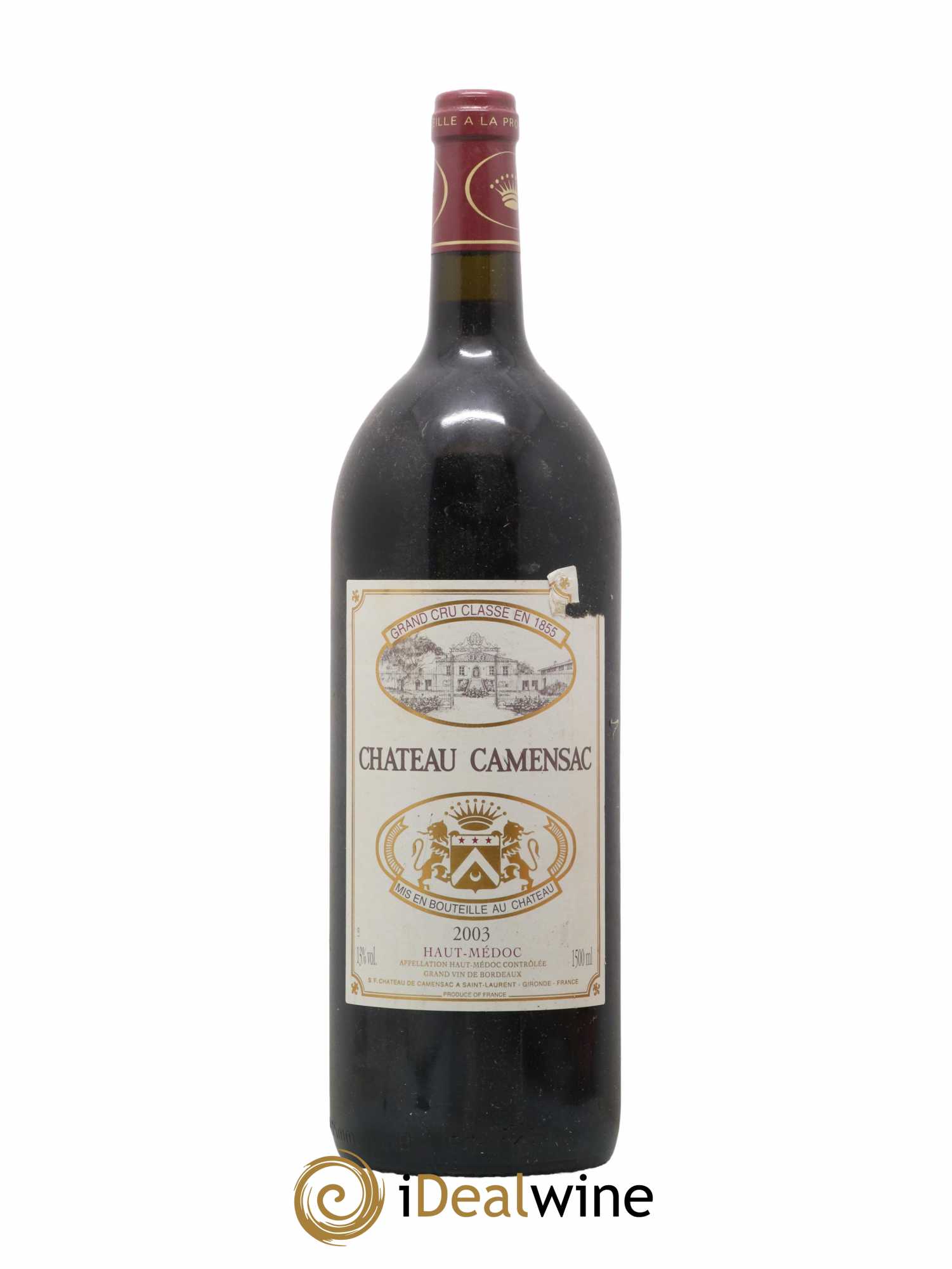 Château Camensac 5ème Grand Cru Classé 2003 - Lot de 1 magnum - 0