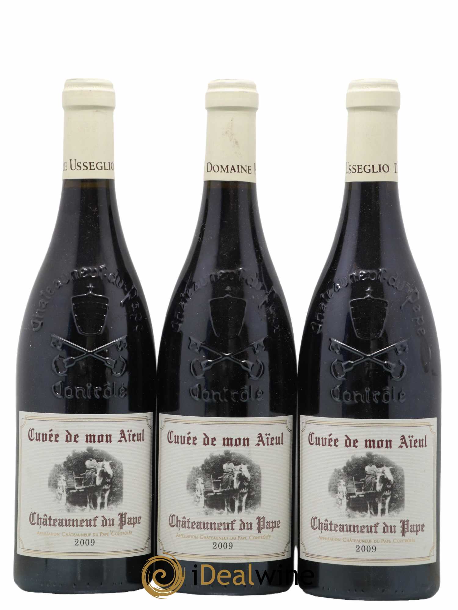 Châteauneuf-du-Pape Cuvée de mon Aïeul Pierre Usseglio & Fils 2009 - Lot de 3 bouteilles - 0