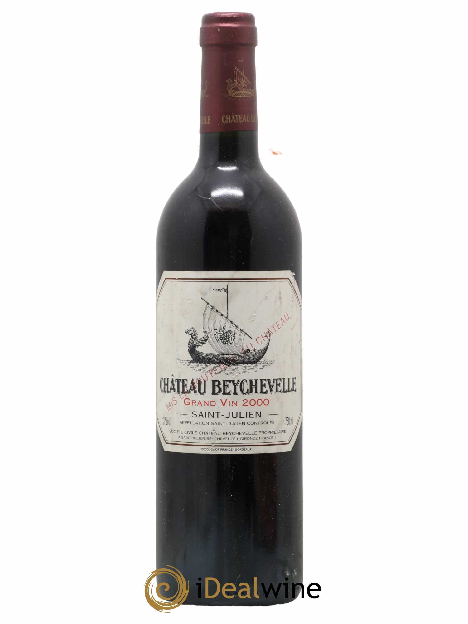 Château Beychevelle 4ème Grand Cru Classé 2000 - Lot de 1 bouteille - 0