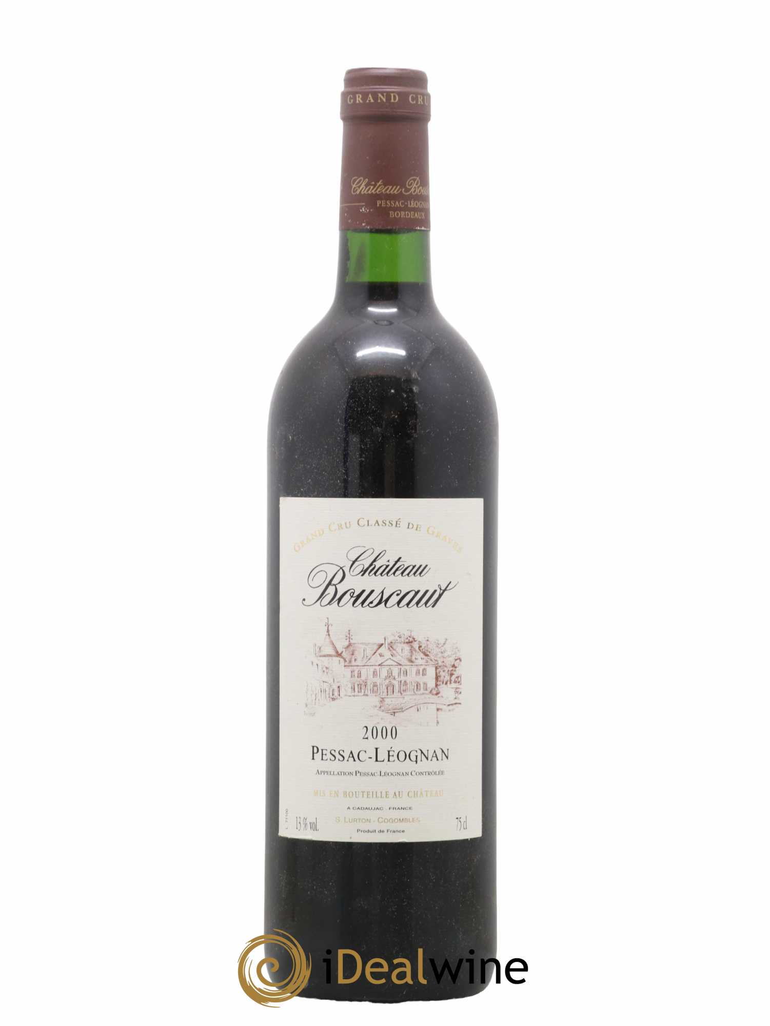 Château Bouscaut Cru Classé de Graves 2000 - Lot de 1 bouteille - 0
