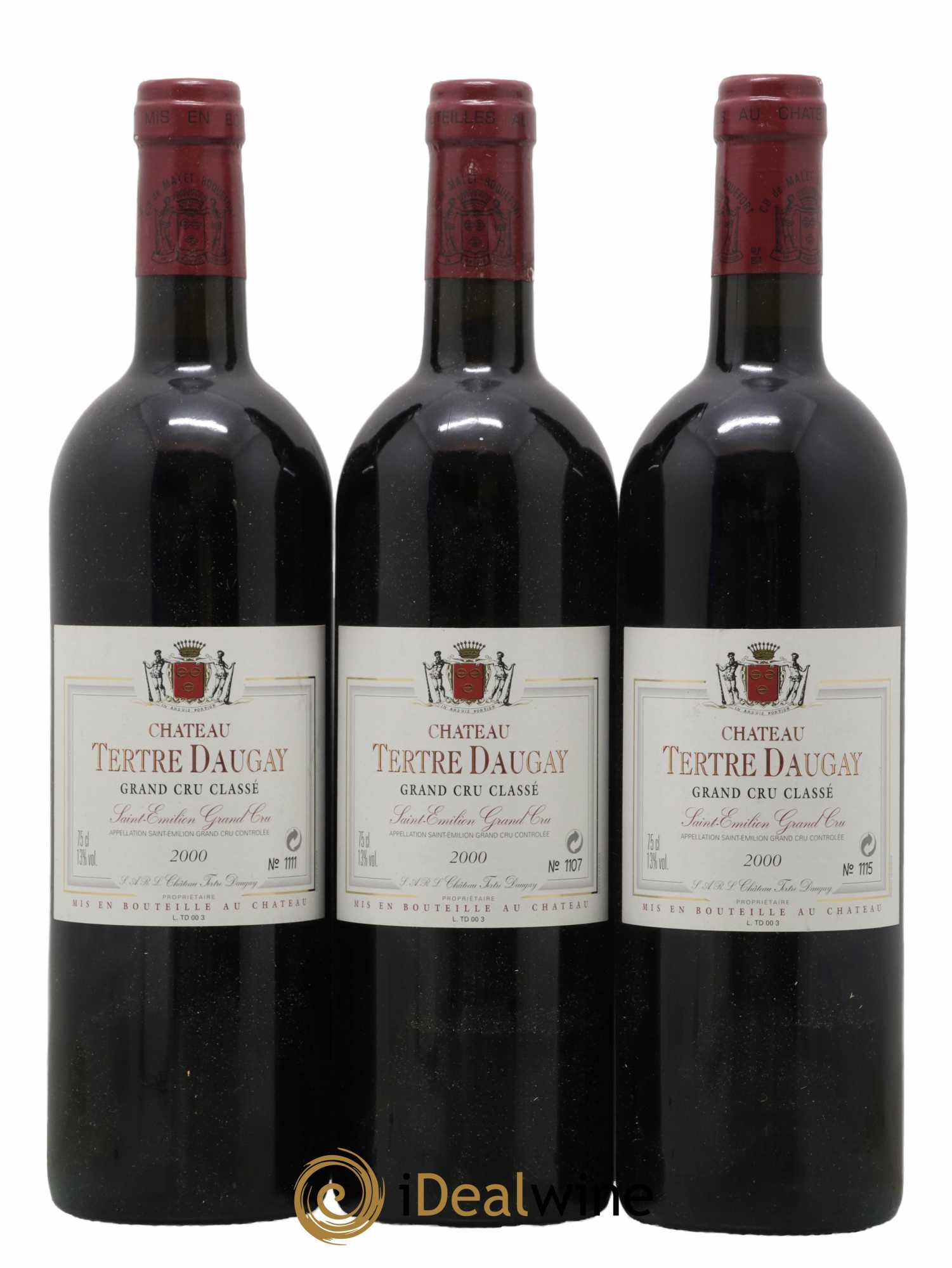 Château Tertre Daugay Grand Cru Classé 2000 - Lot de 6 bouteilles - 2