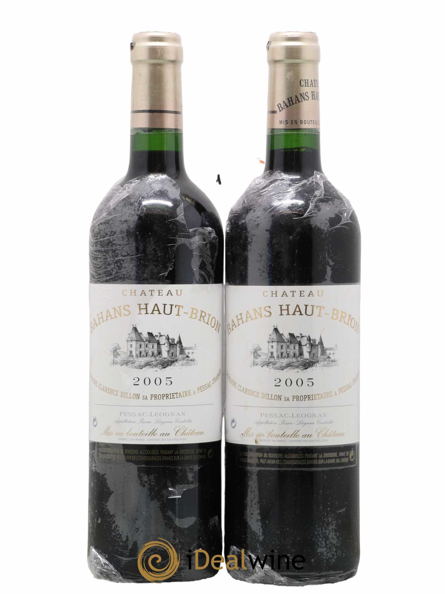Clarence (Bahans) de Haut-Brion Second Vin 2005 - Lot de 2 bouteilles - 0
