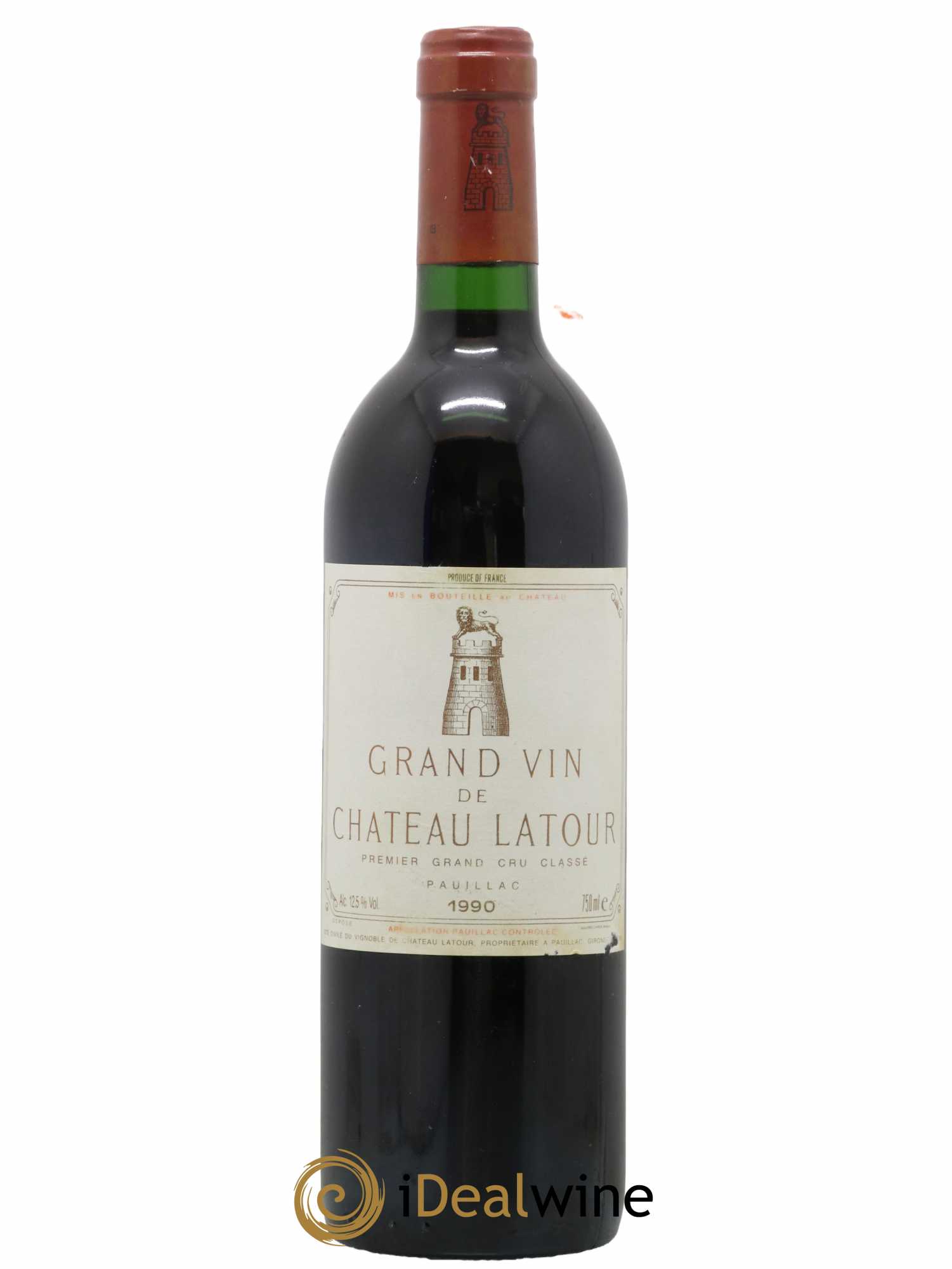Château Latour 1er Grand Cru Classé 1990 - Lot de 1 bouteille - 0