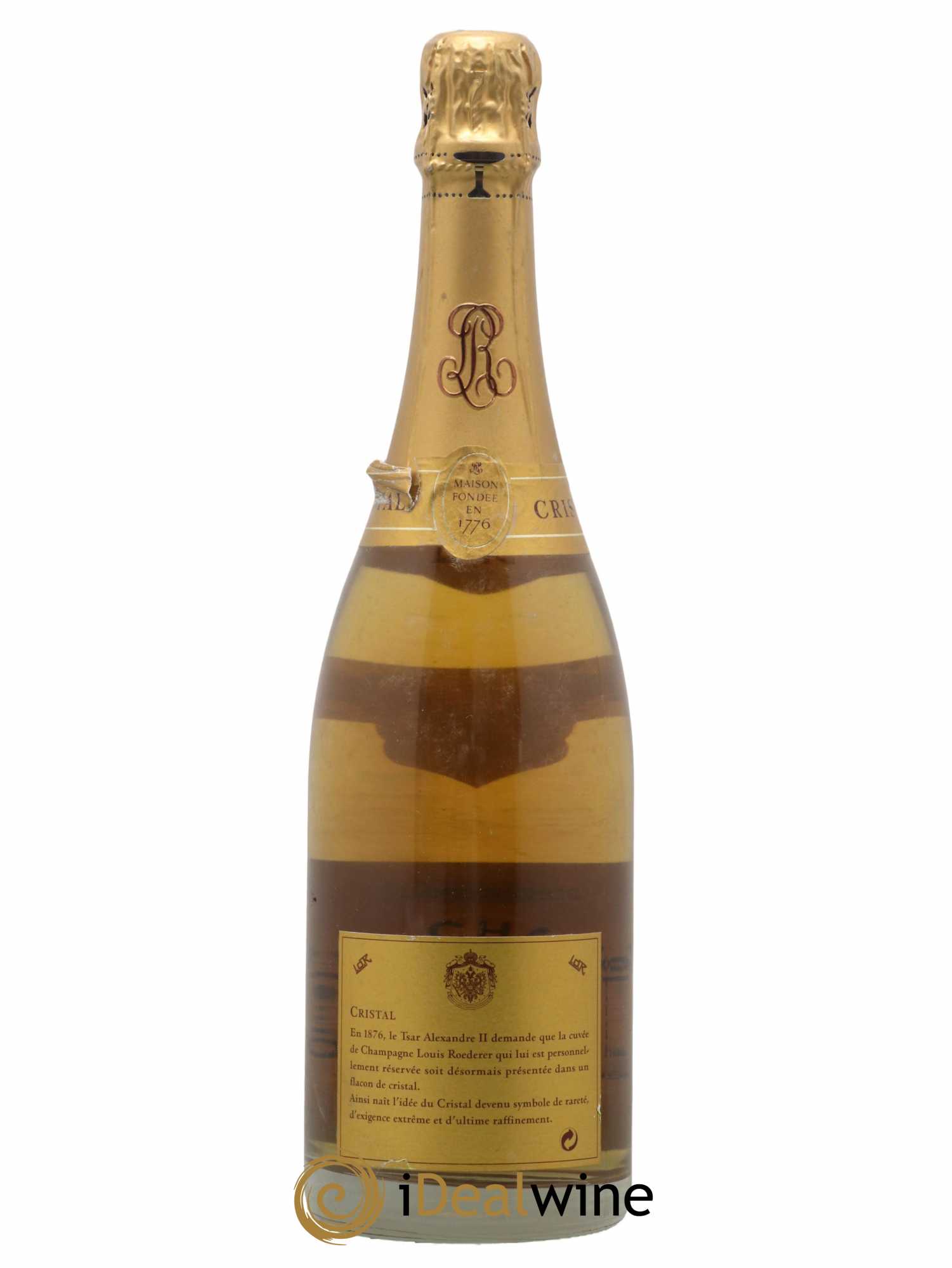 Cristal Louis Roederer 1996 - Lot de 1 bouteille - 1