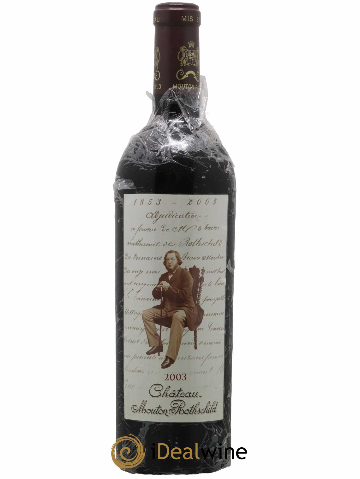 Château Mouton Rothschild 1er Grand Cru Classé 2003 - Lot de 1 bouteille - 0