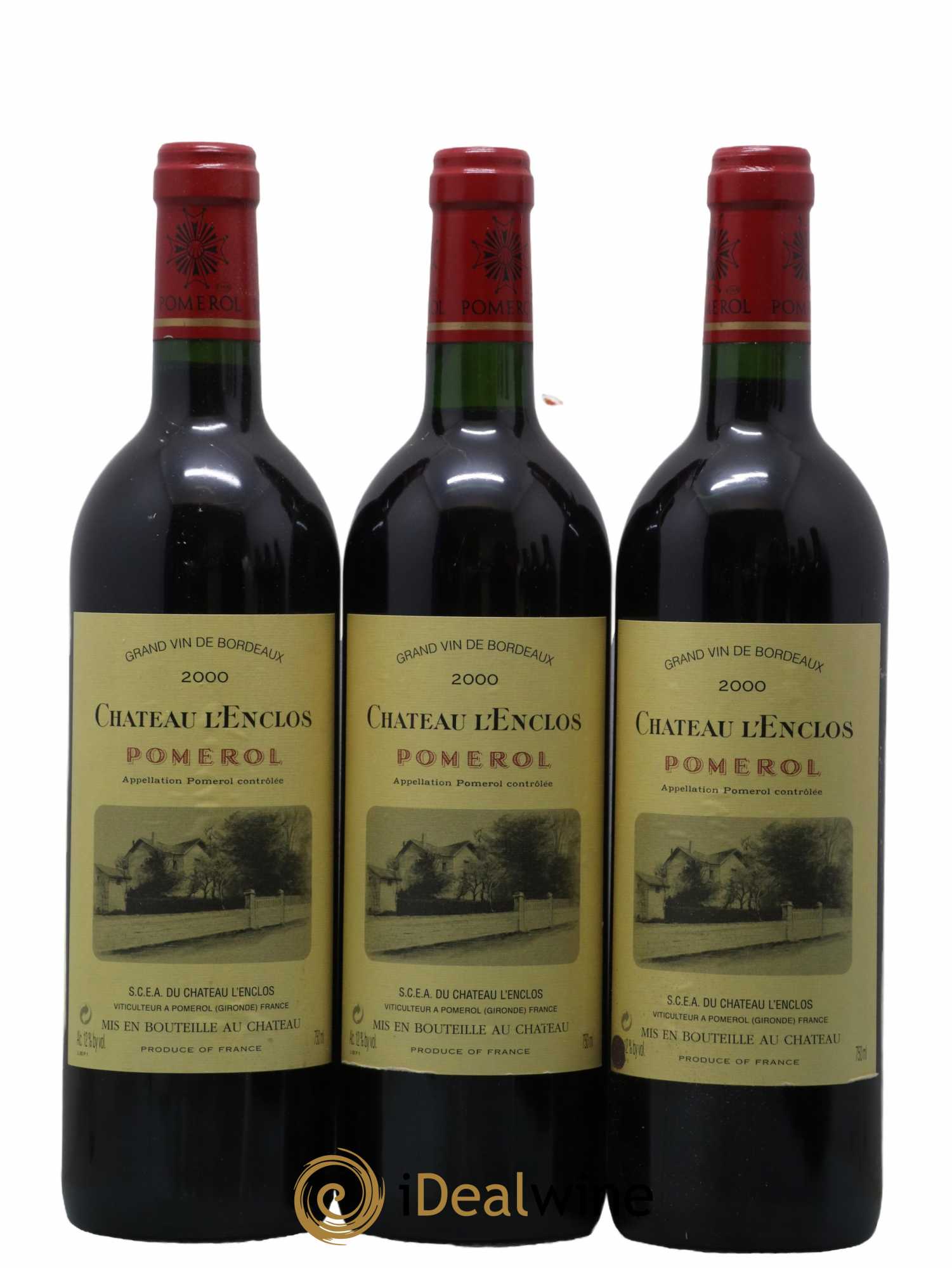 Château l' Enclos 2000 - Lot de 6 bouteilles - 1