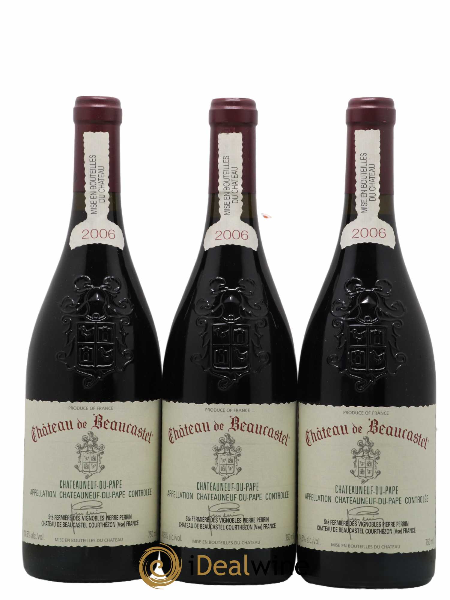 Châteauneuf-du-Pape Château de Beaucastel Famille Perrin 2006 - Lot de 6 bouteilles - 2
