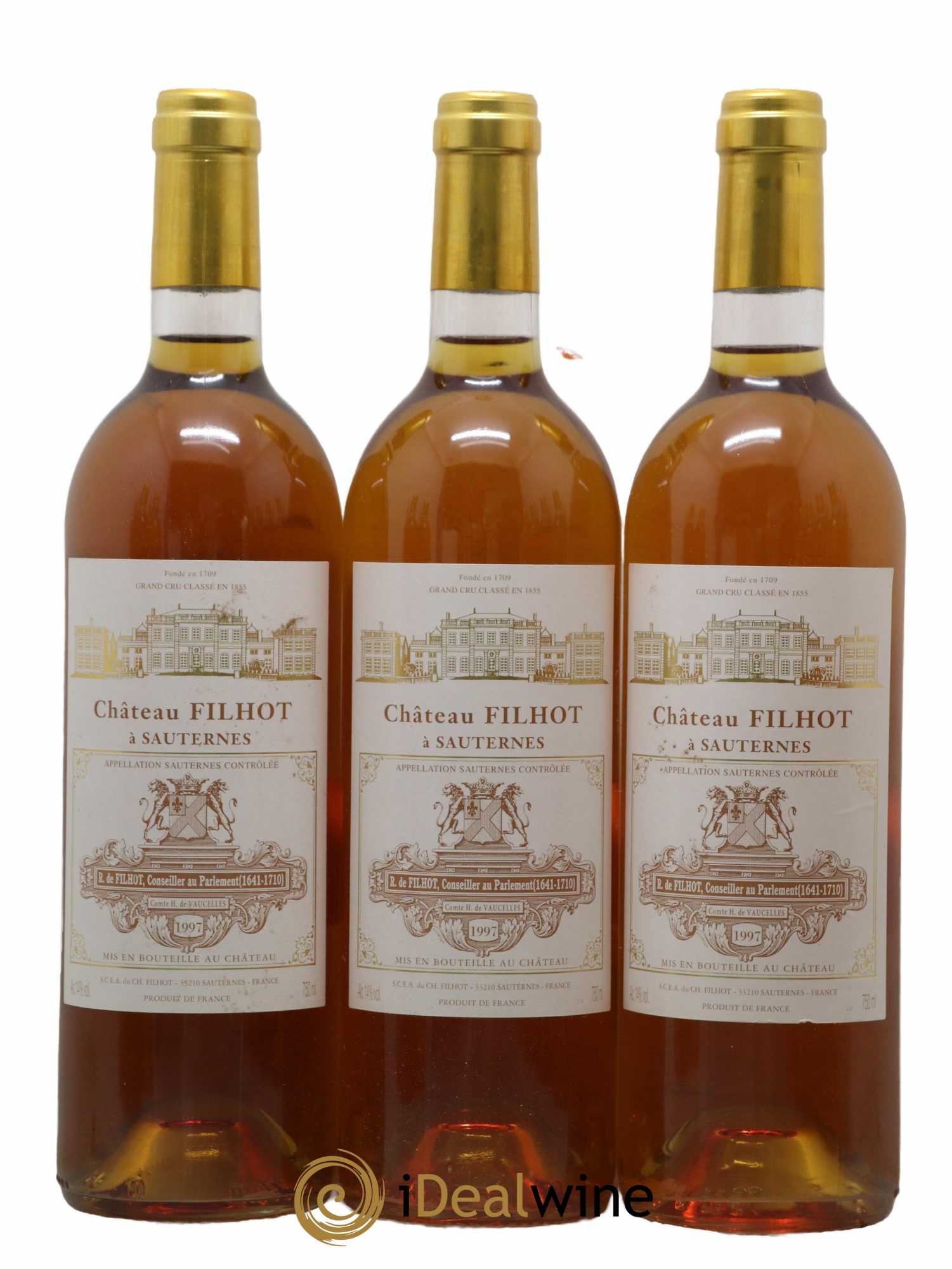 Château Filhot 2ème Grand Cru Classé 1997 - Lot de 12 bouteilles - 2
