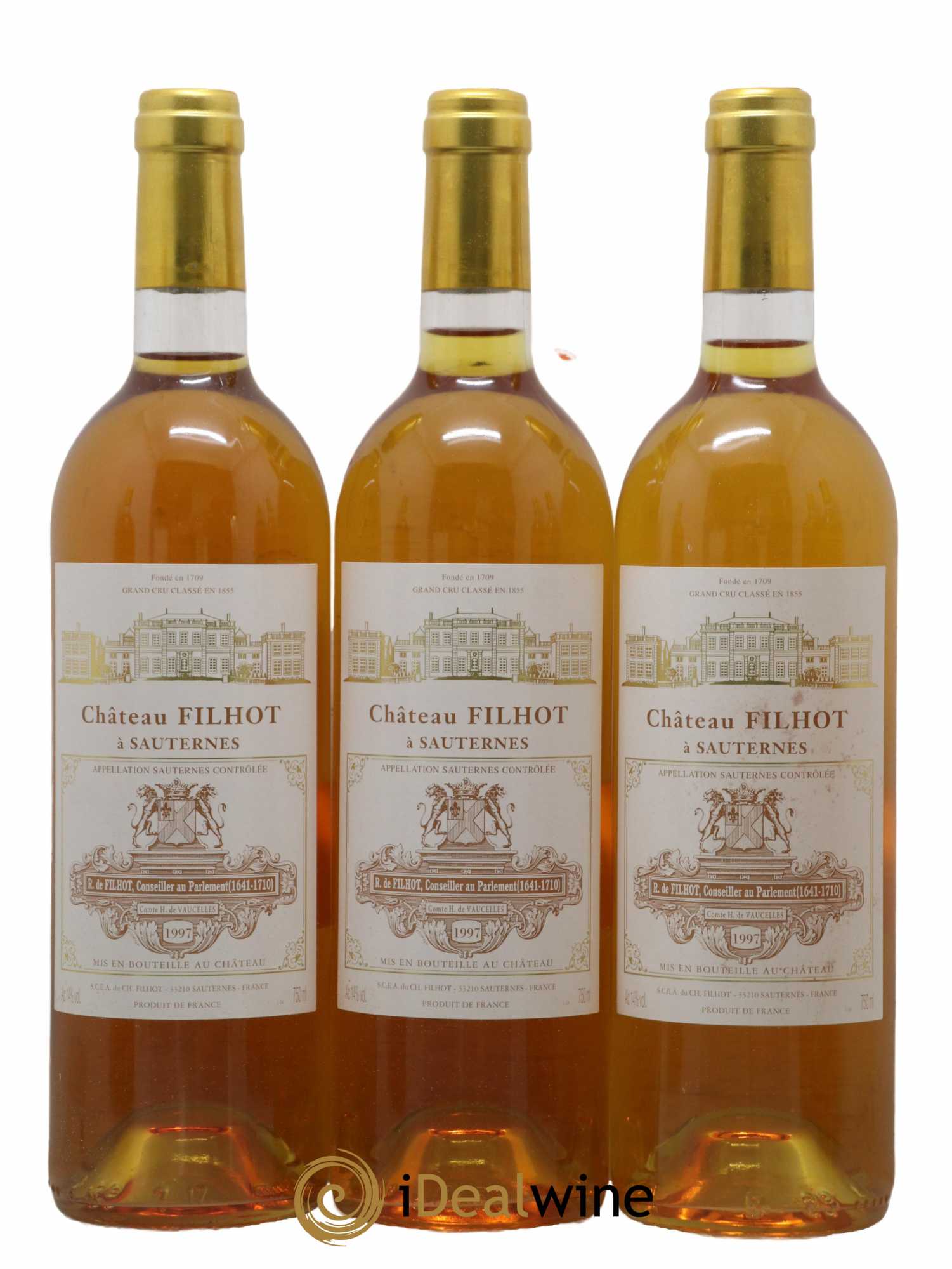 Château Filhot 2ème Grand Cru Classé 1997 - Lot de 12 bouteilles - 3