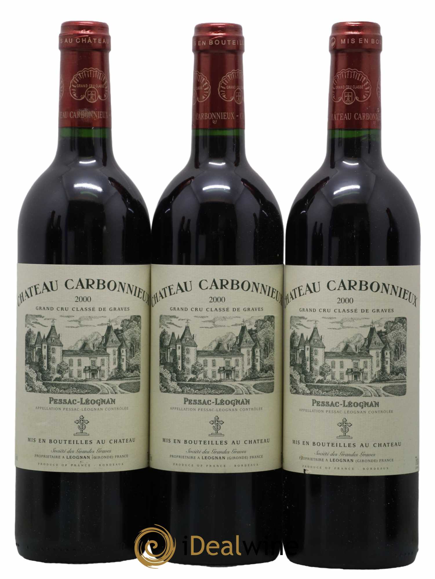 Château Carbonnieux Cru Classé de Graves 2000 - Lot de 12 bouteilles - 3